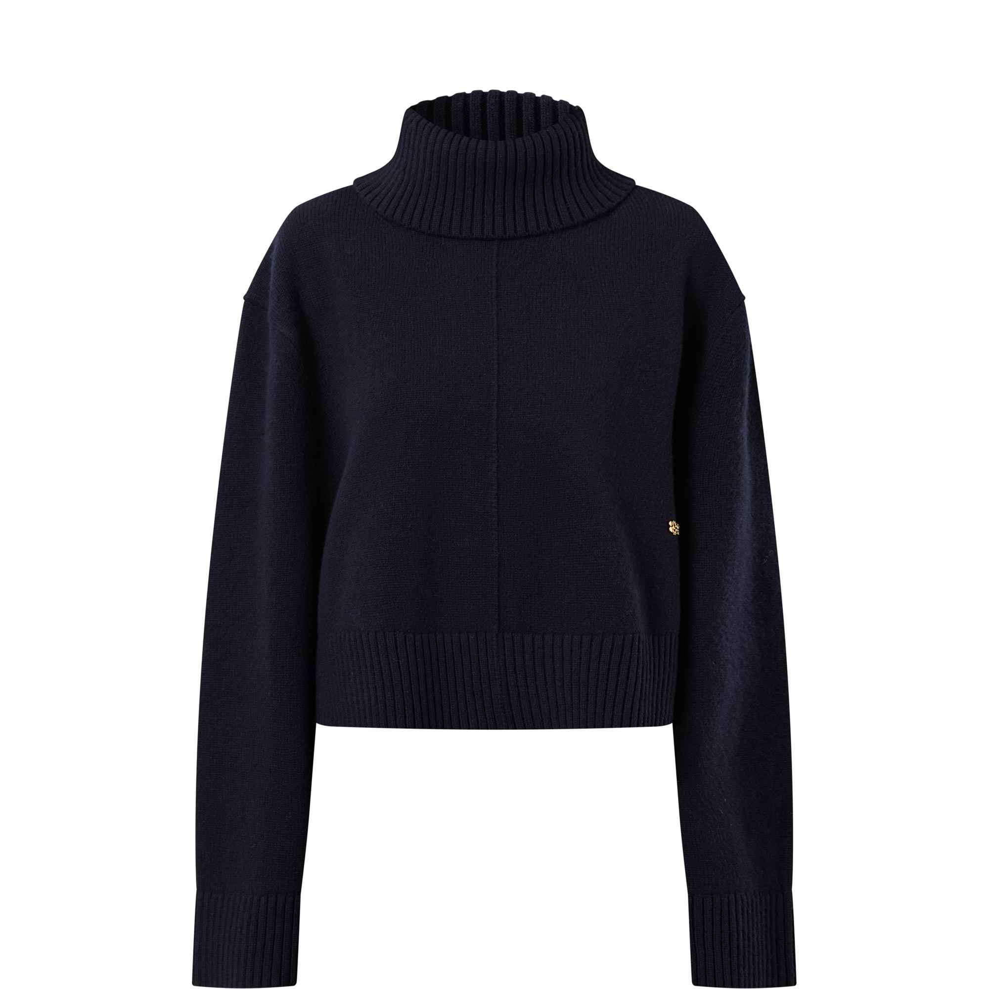 Compact Wool Turtleneck Sweater