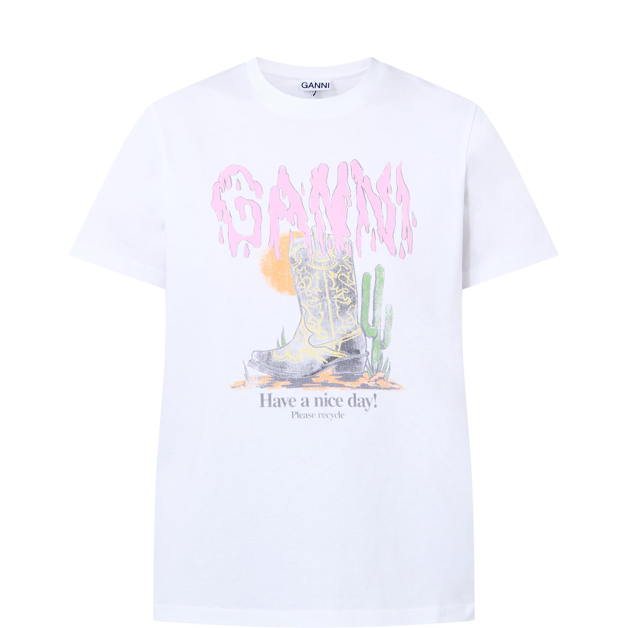 Cowboy Boots Graphic Logo T-Shirt