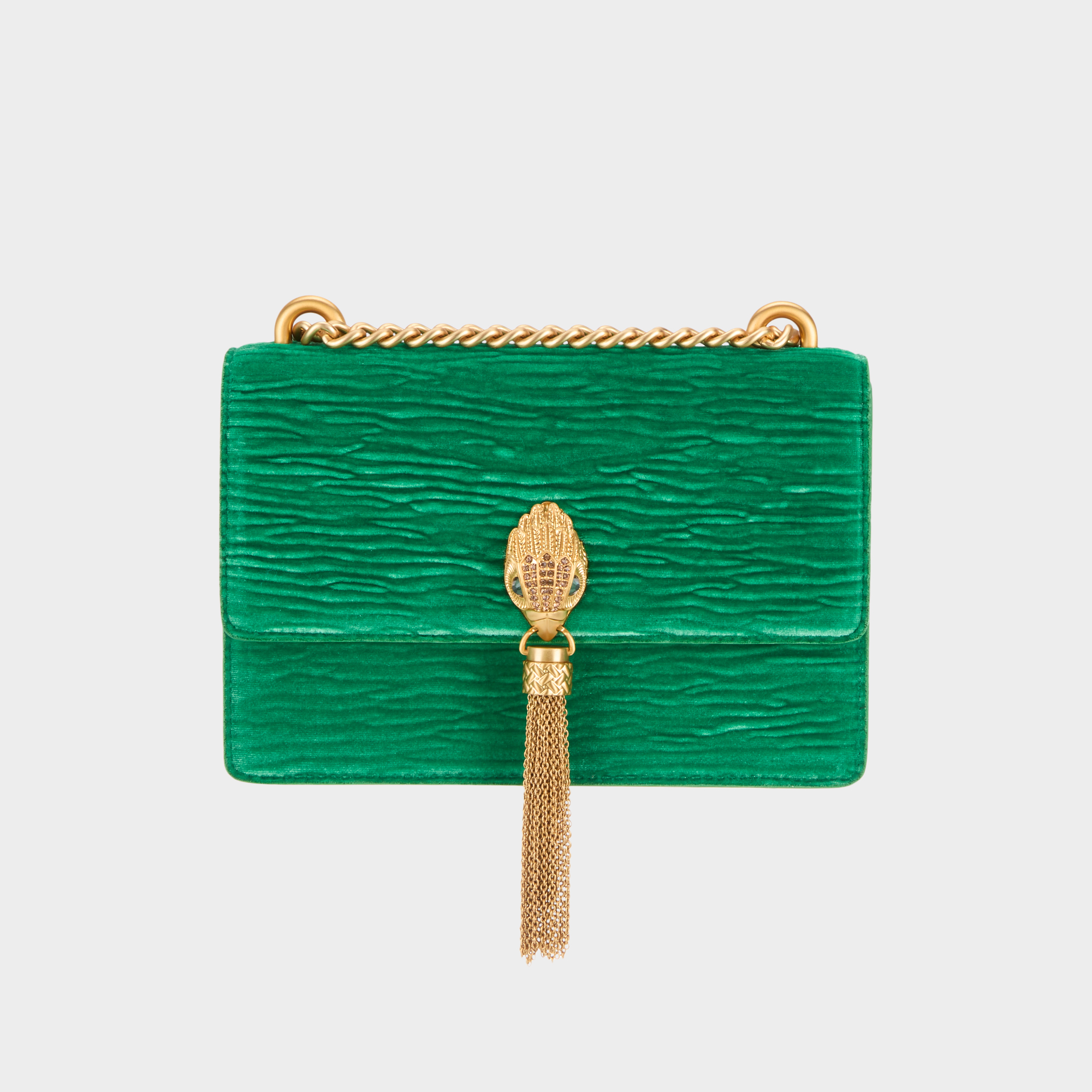 Shoreditch Small Velvet Crossbody Bag