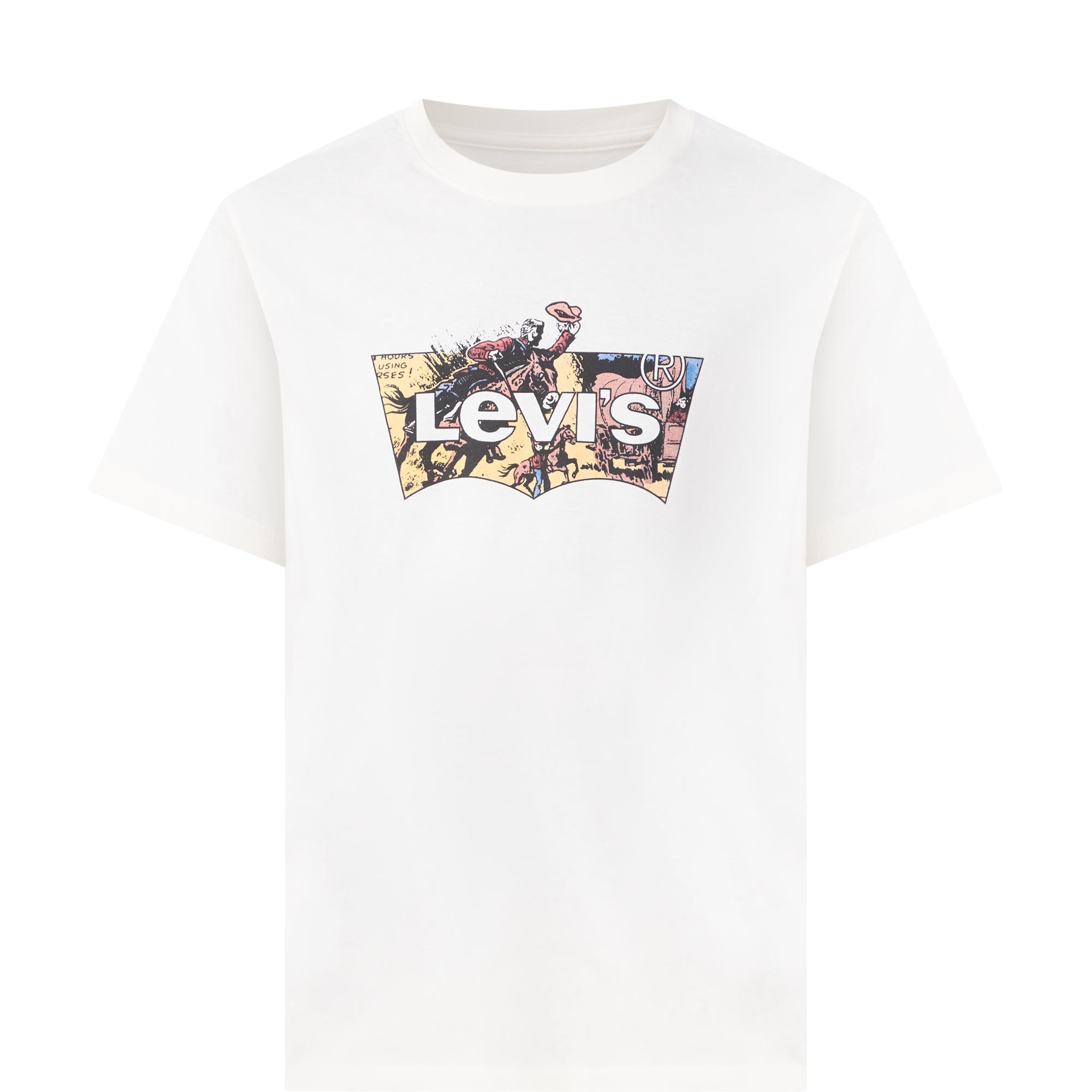 Relaxed Batwing Logo Graphic T-Shirt