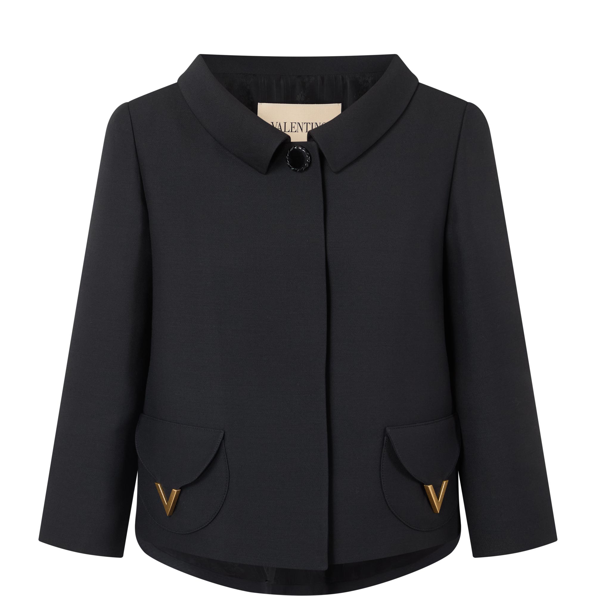 V Logo Double Pocket Jacket