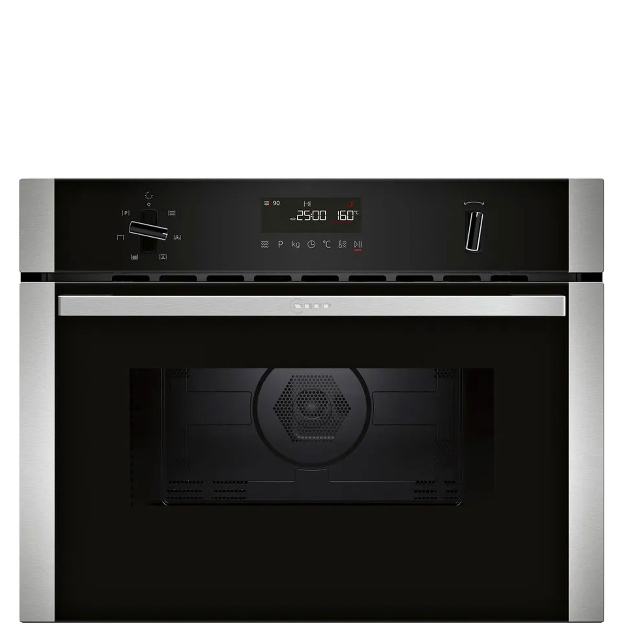N50 Built-In Microwave Oven with Hot Air Stainless Steel