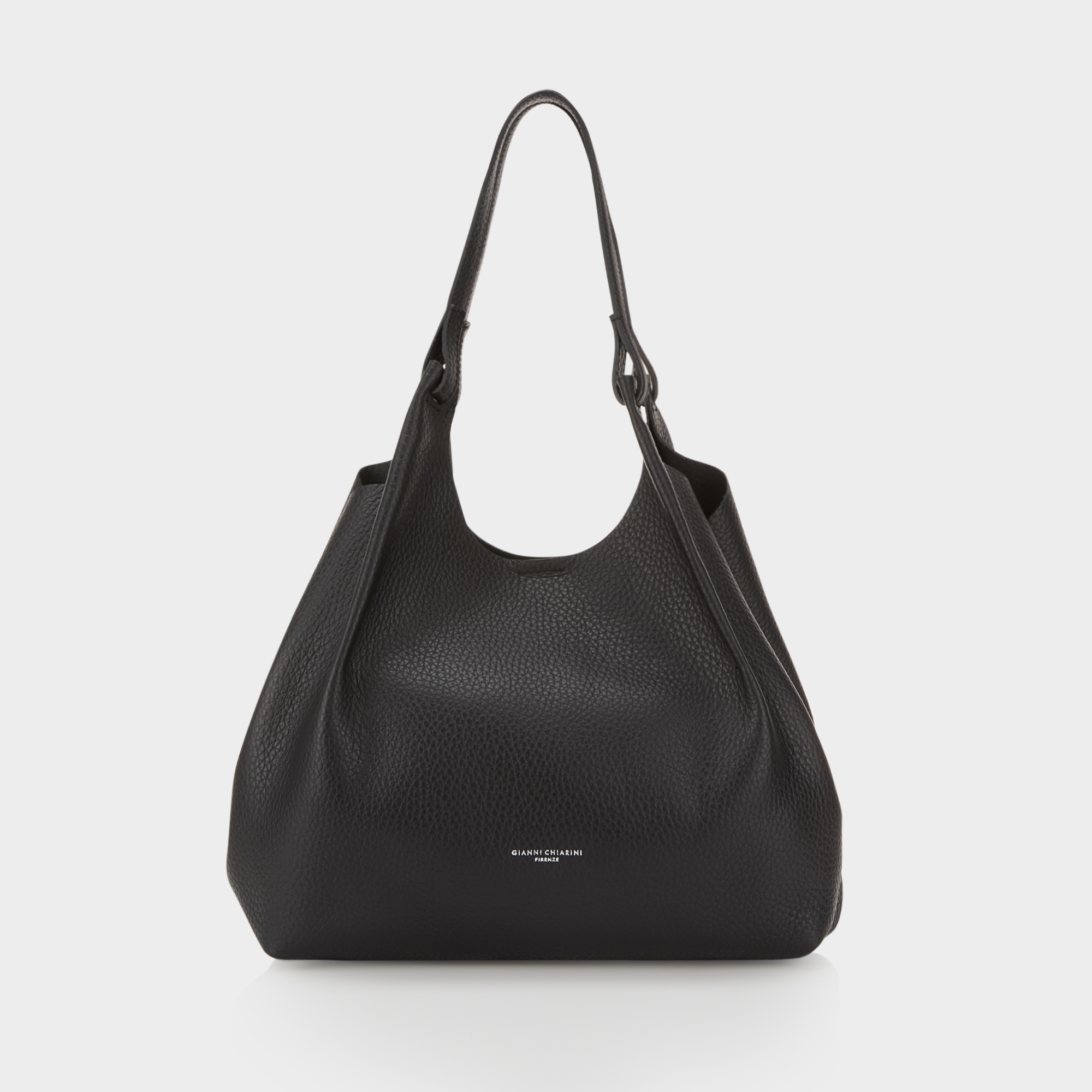Dua Grained Leather Tote Bag