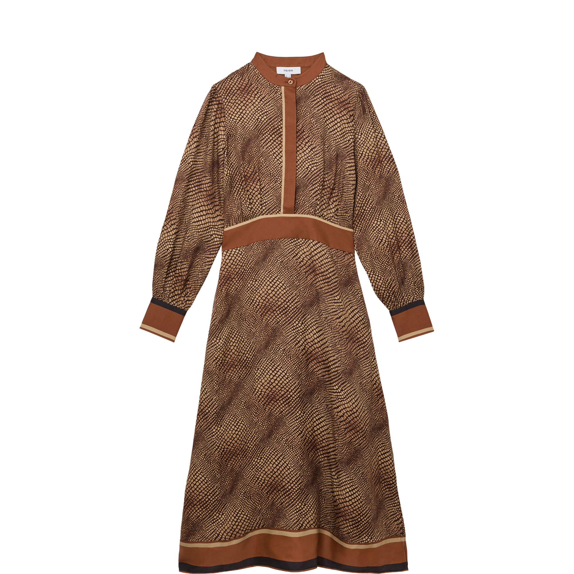 Leia Animal Print Flared Dress