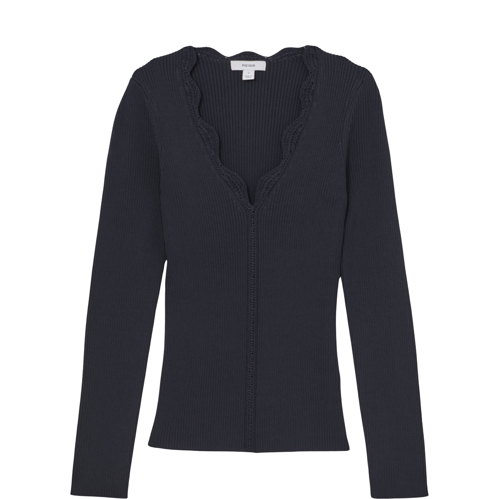 Lara Crochet Trim Top