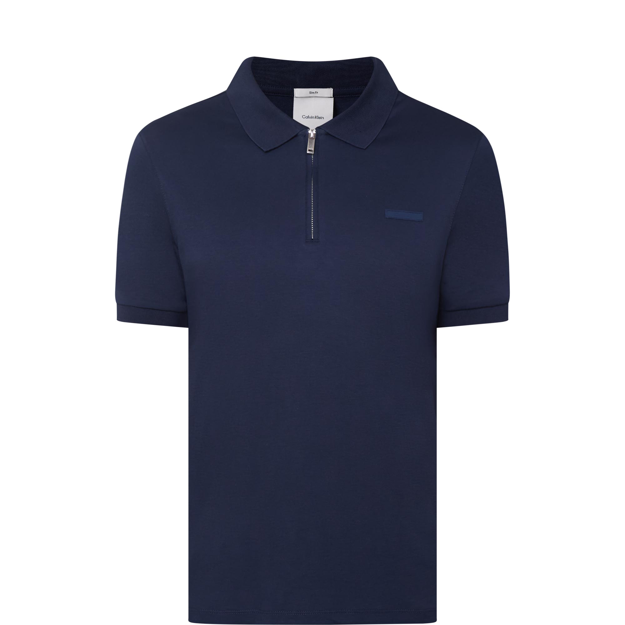 Supima Slim Zip Polo Shirt