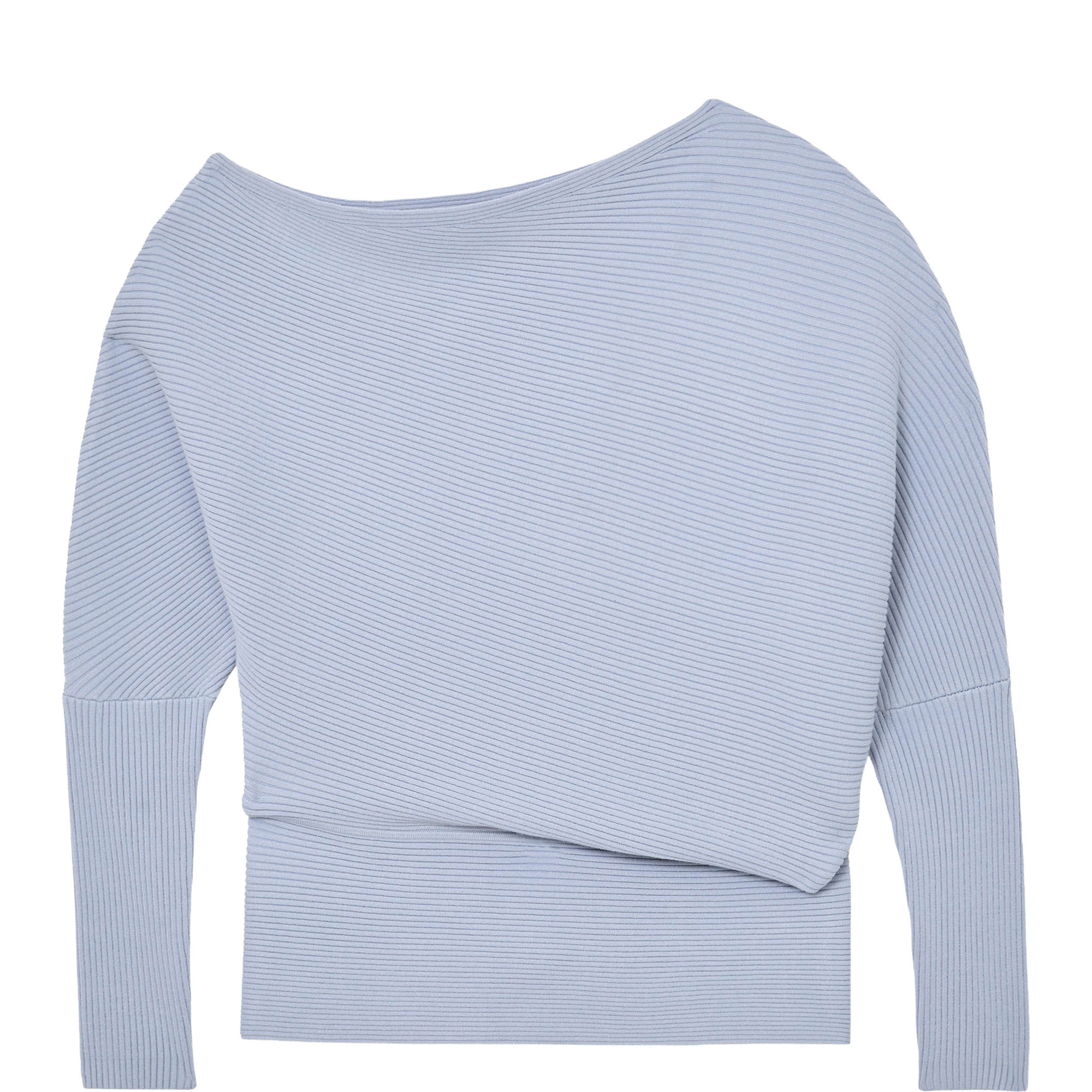 Lorna Asymmetric Draped Knitted Sweater