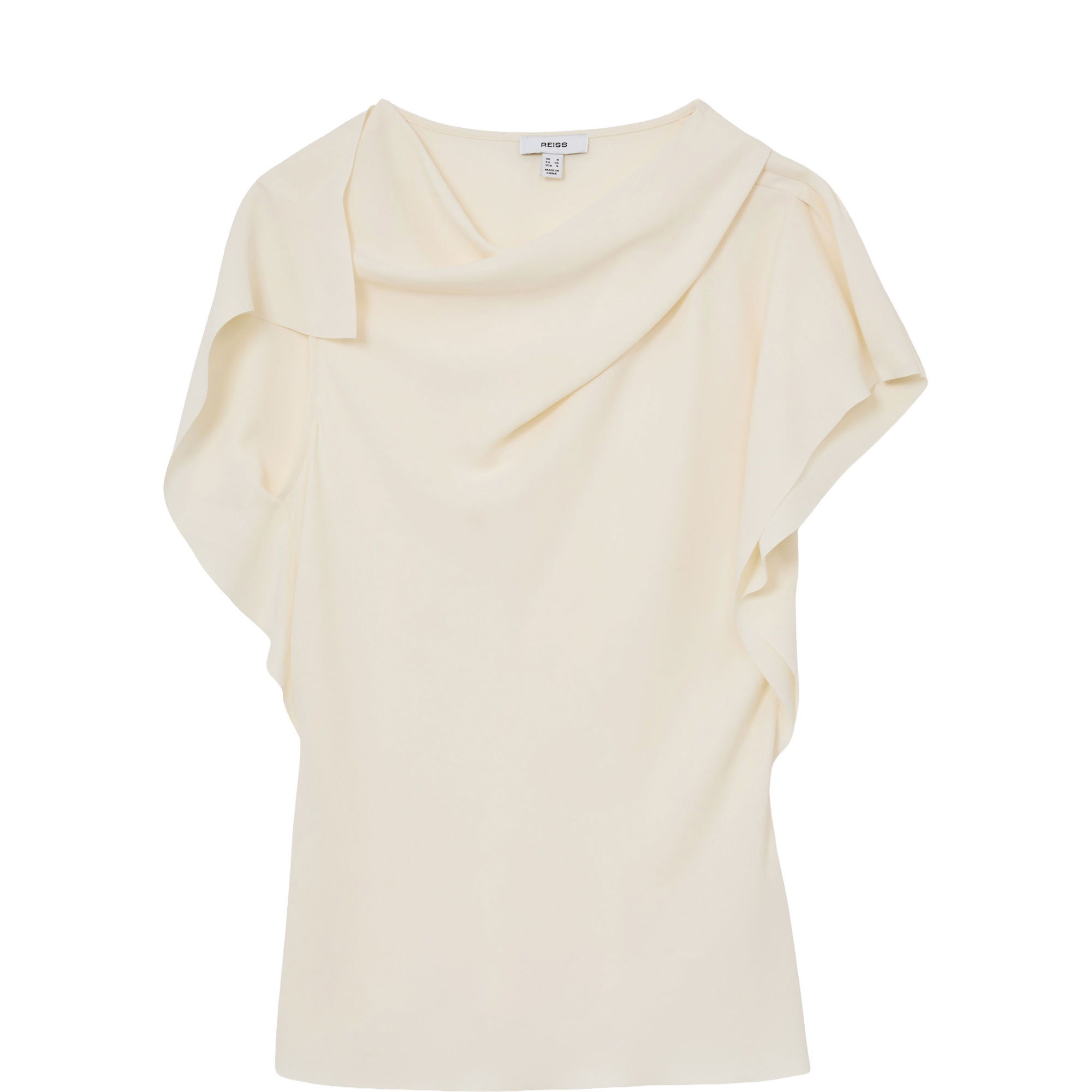 Natalie Asymmetric Draped Top