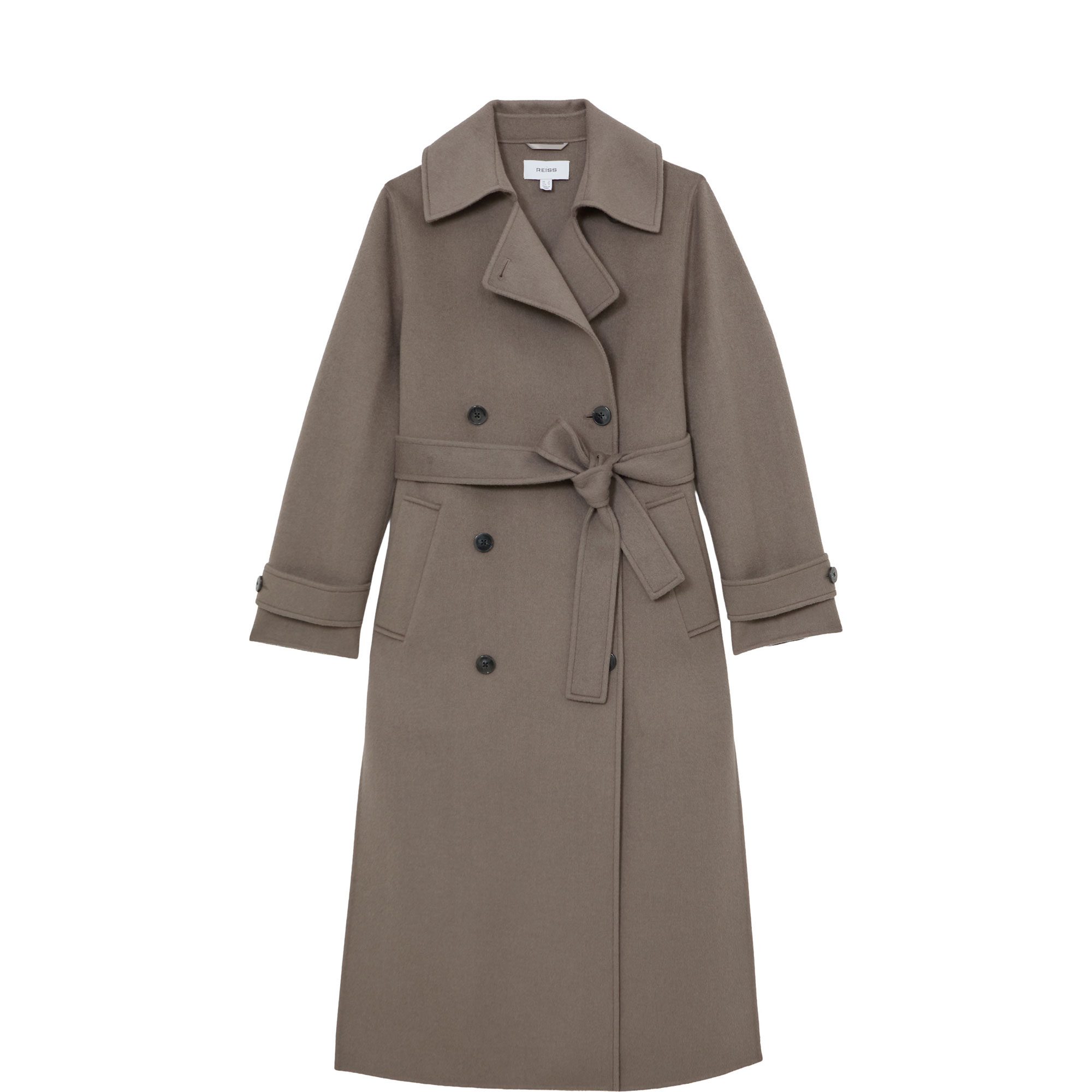 Luna Double-Breasted Belted Coat