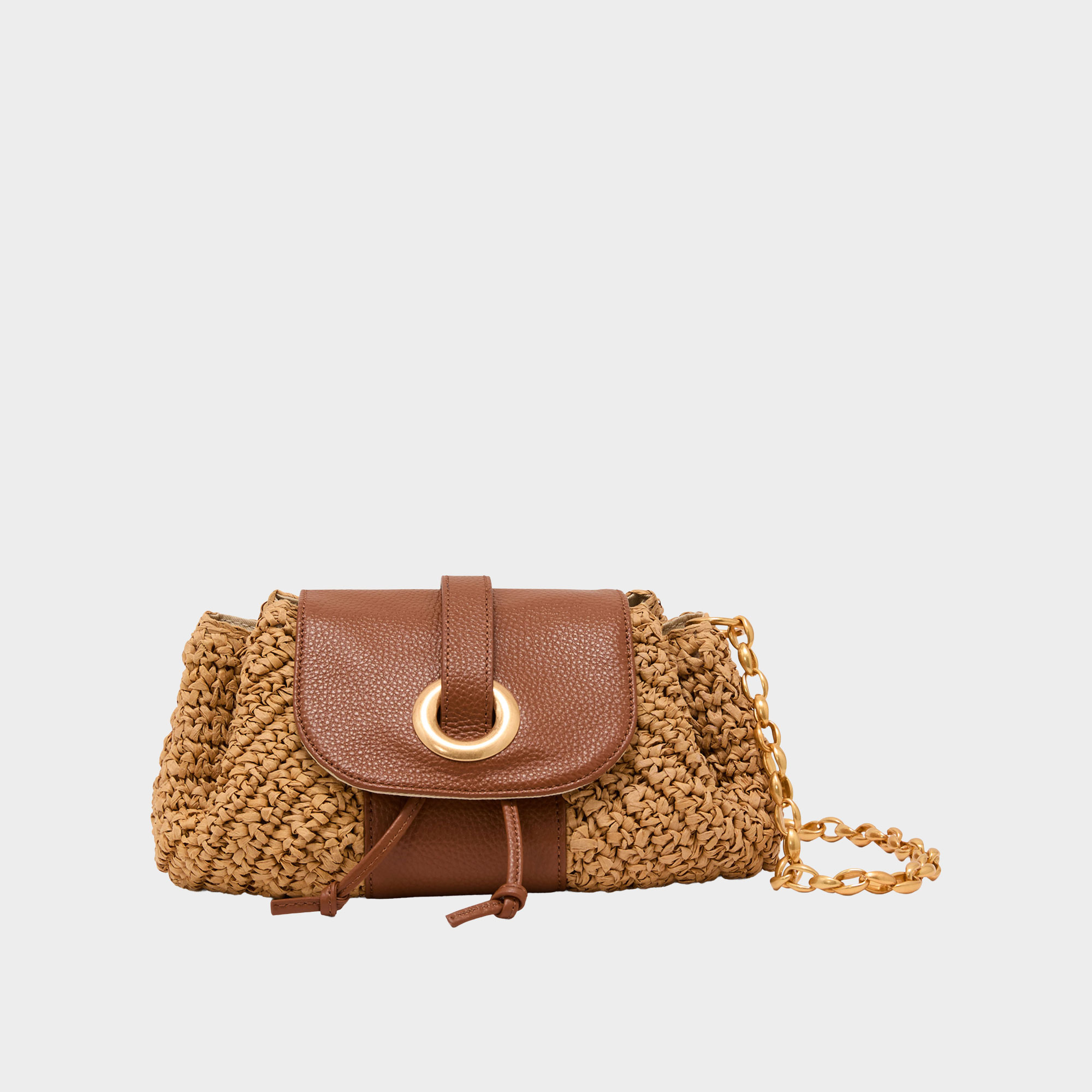 Lori Woven Shoulder Bag