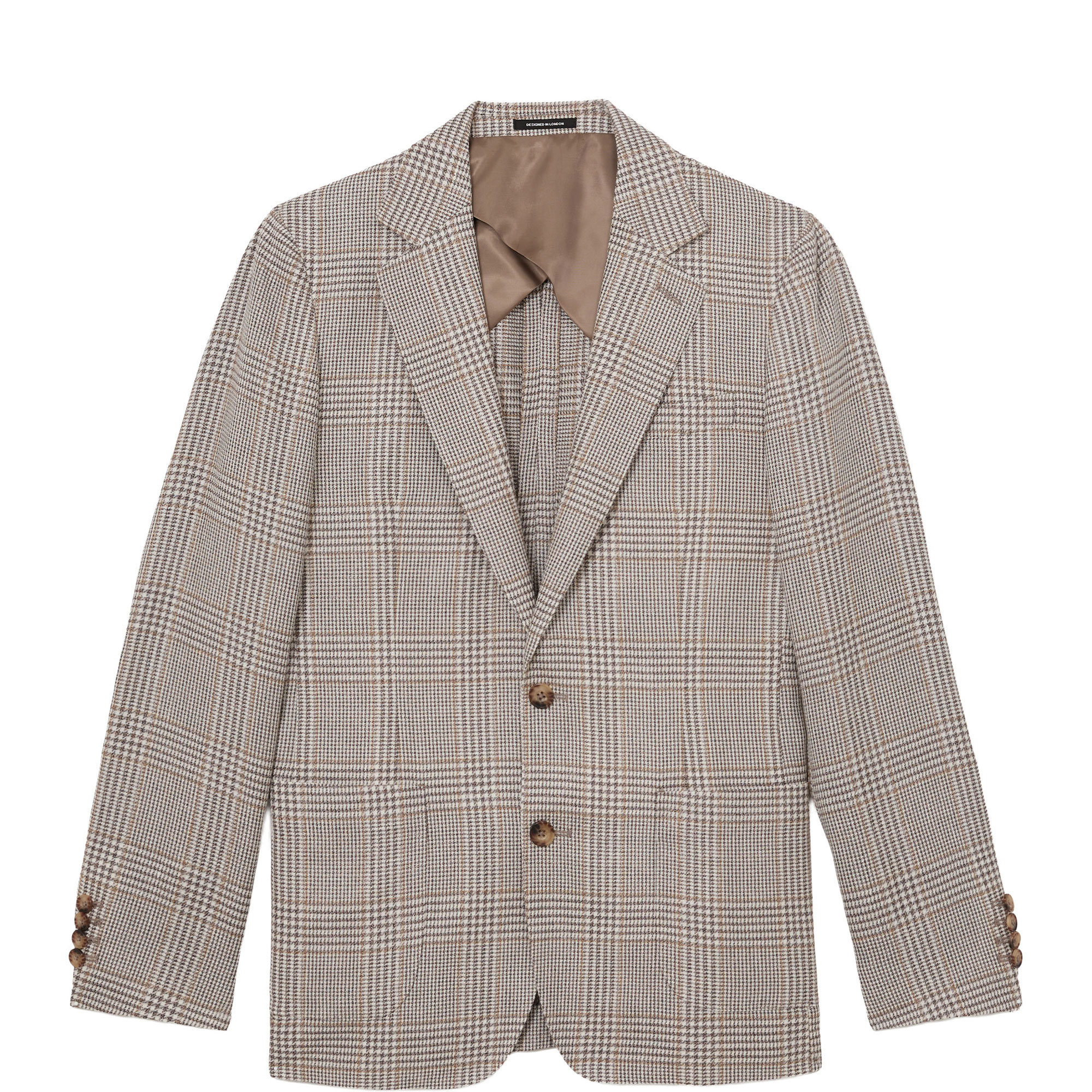Epsom Check Single-Breasted Blazer