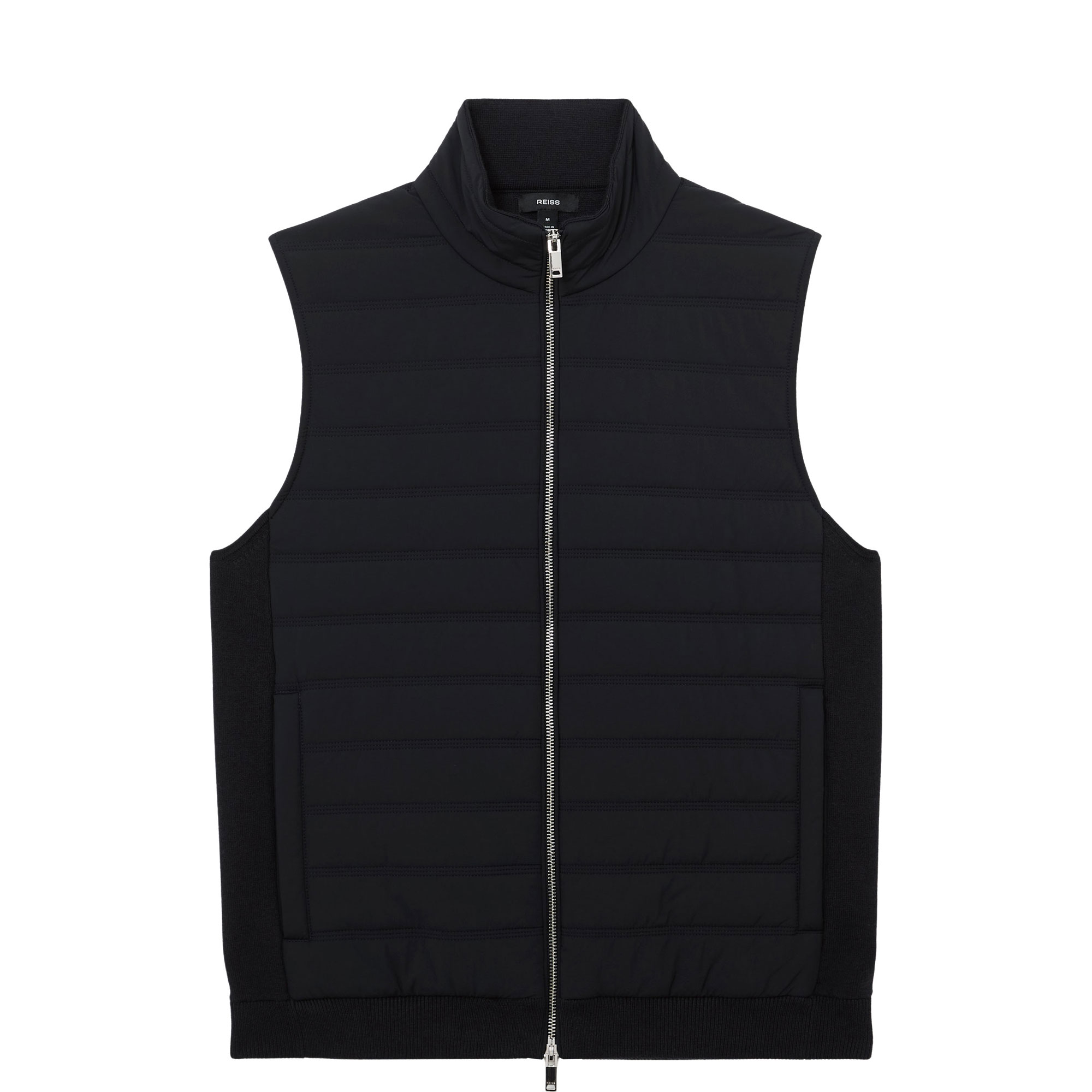 Newford Quilted Knitted Gilet