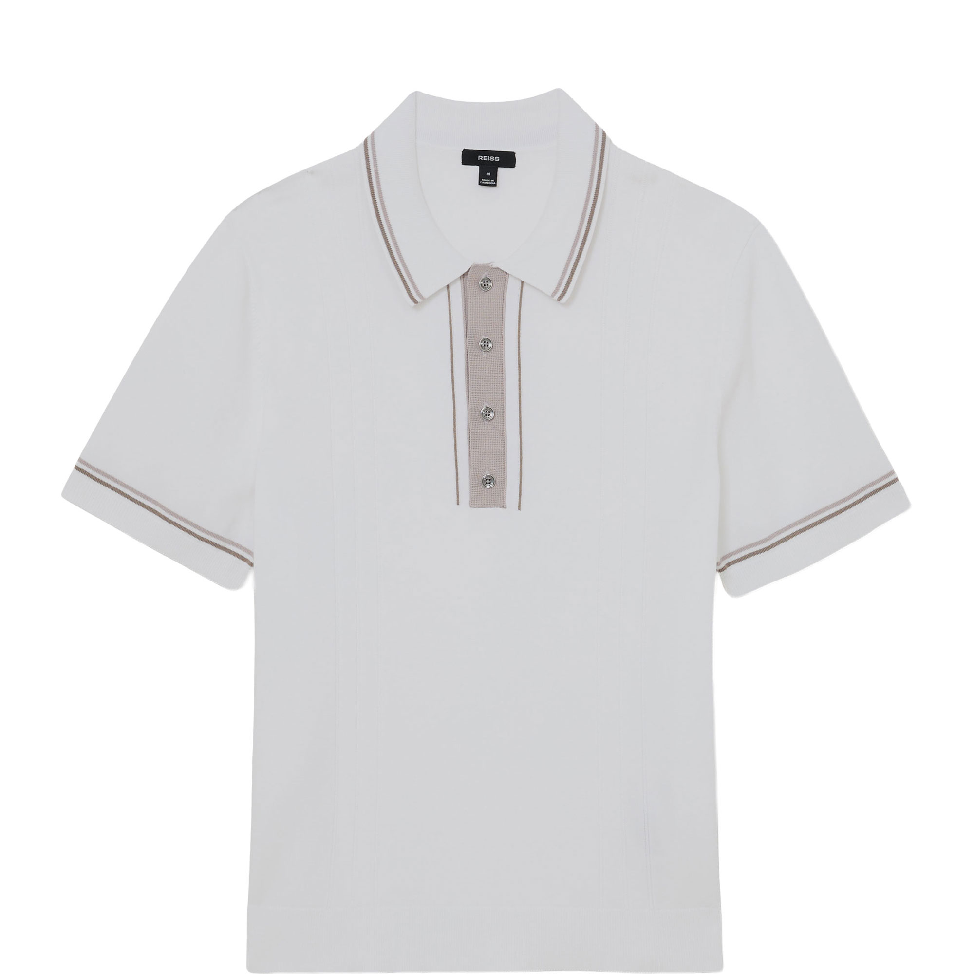 Rothwell Tipped Knit Polo Shirt
