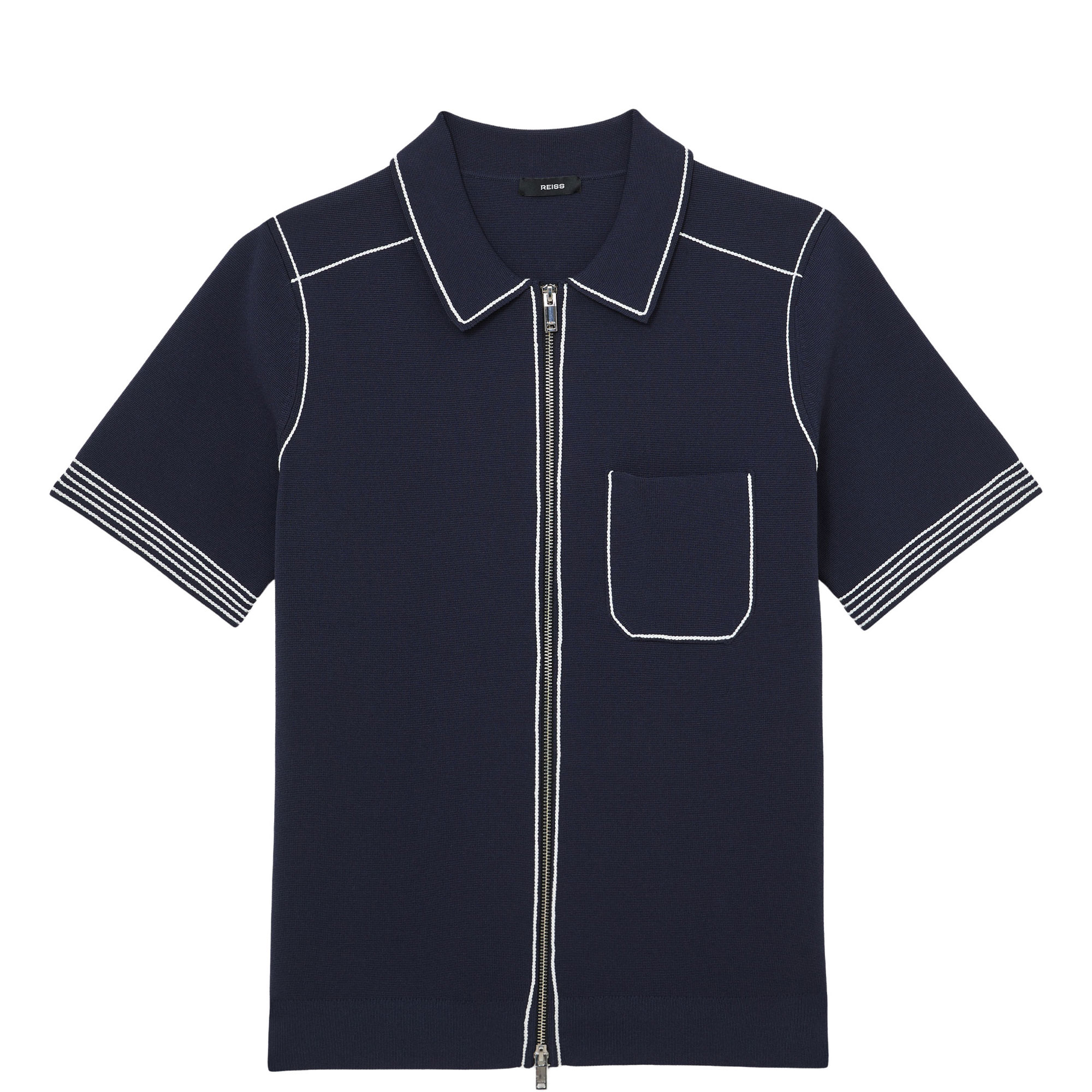 Blake Zip Knitted Casual Shirt