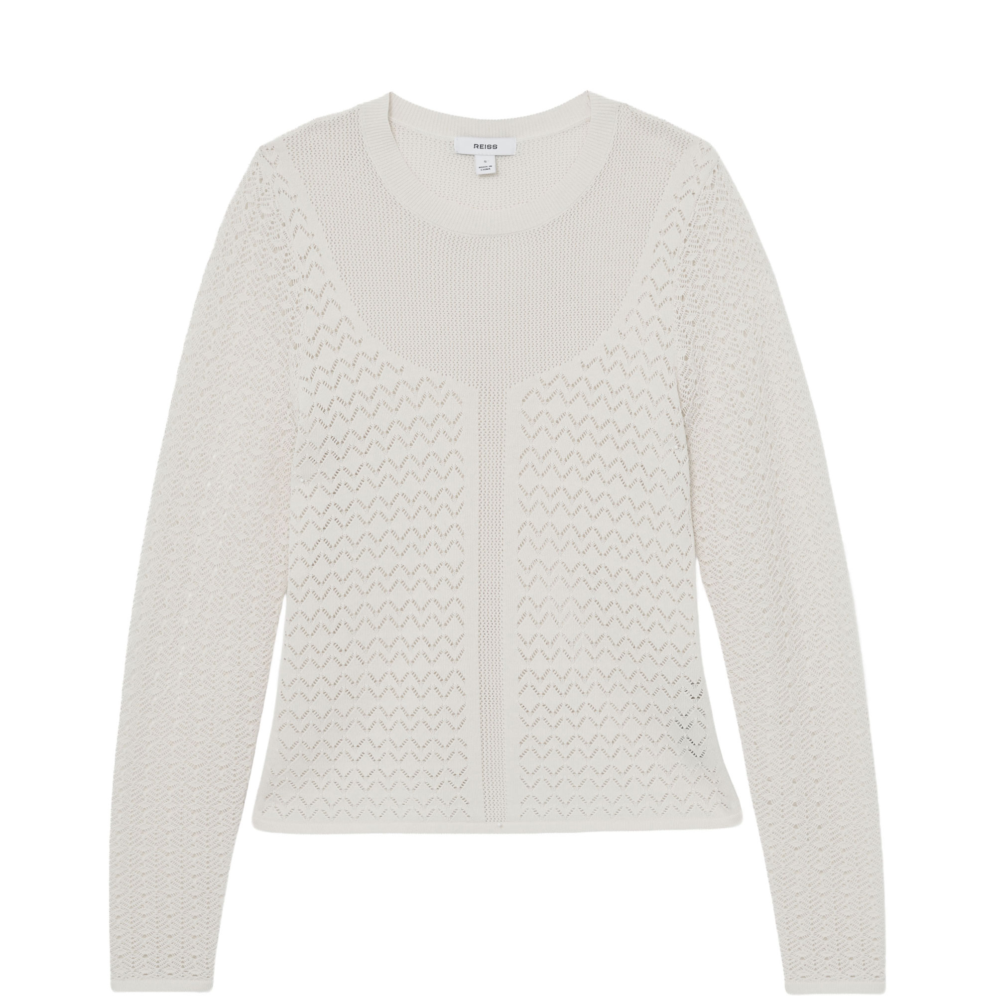 Bella Pointelle Knitted Top