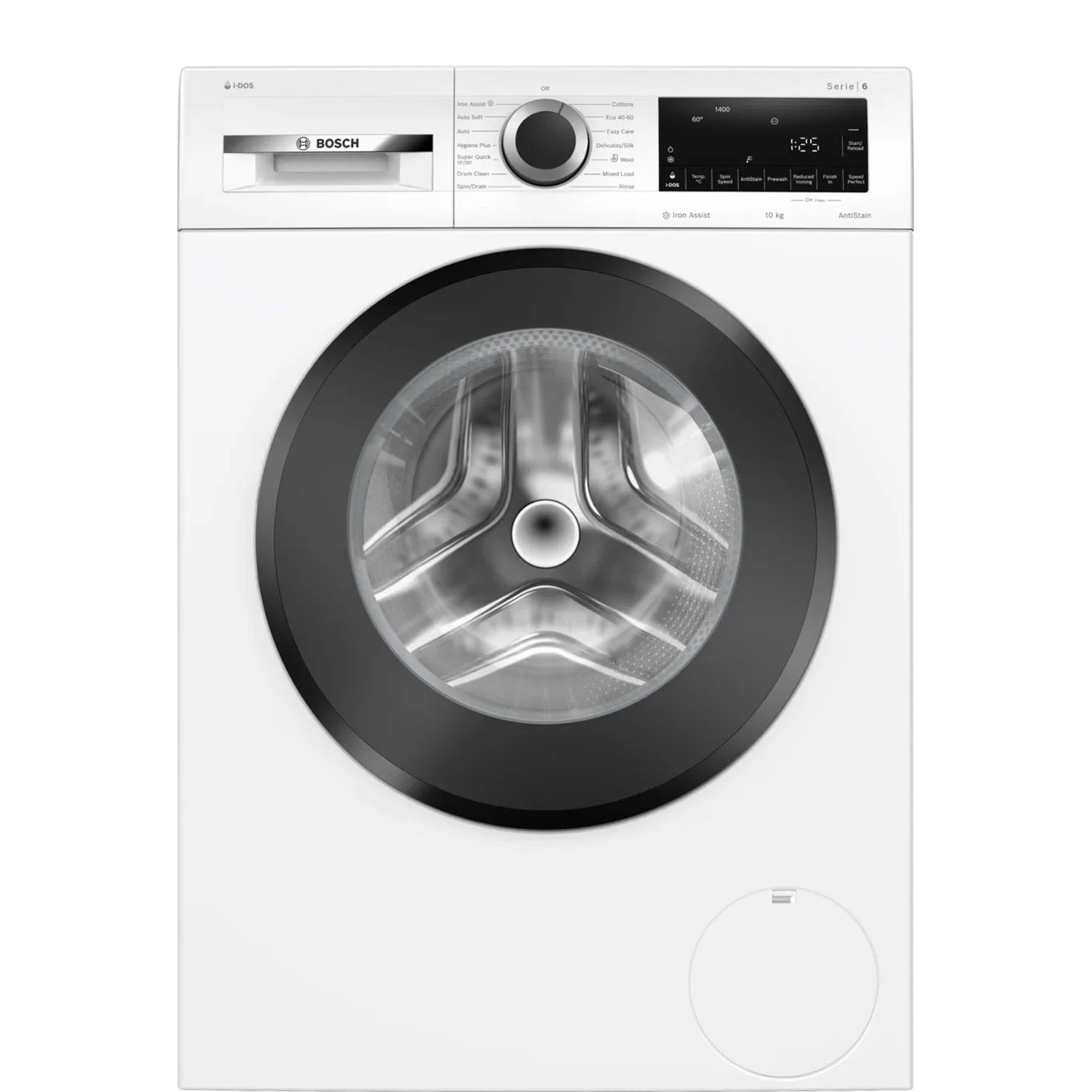 10kg Series 6 Washing Machine Front Loader White