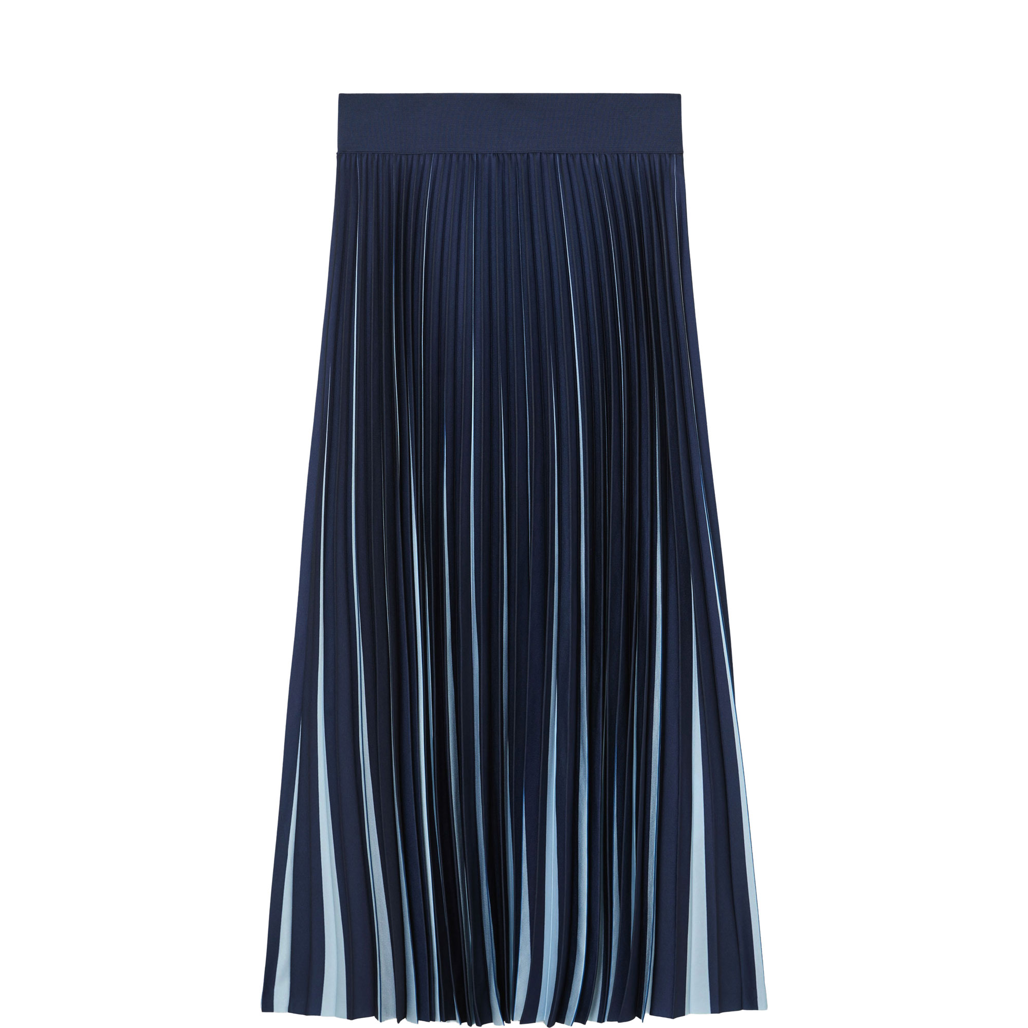 Serena Contrast Pleated Skirt