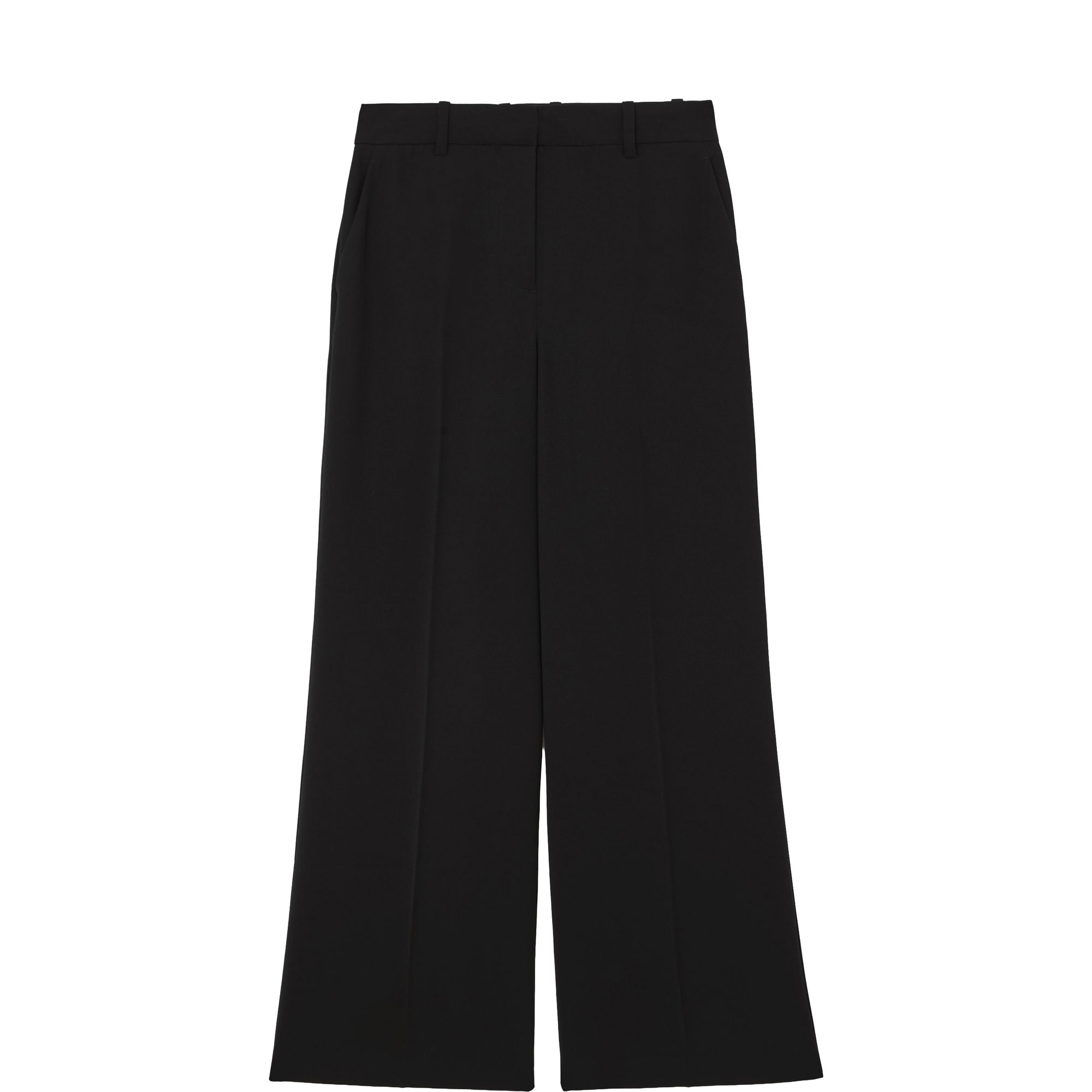 Margeaux Tailored Mid-Rise Wide Leg Trousers