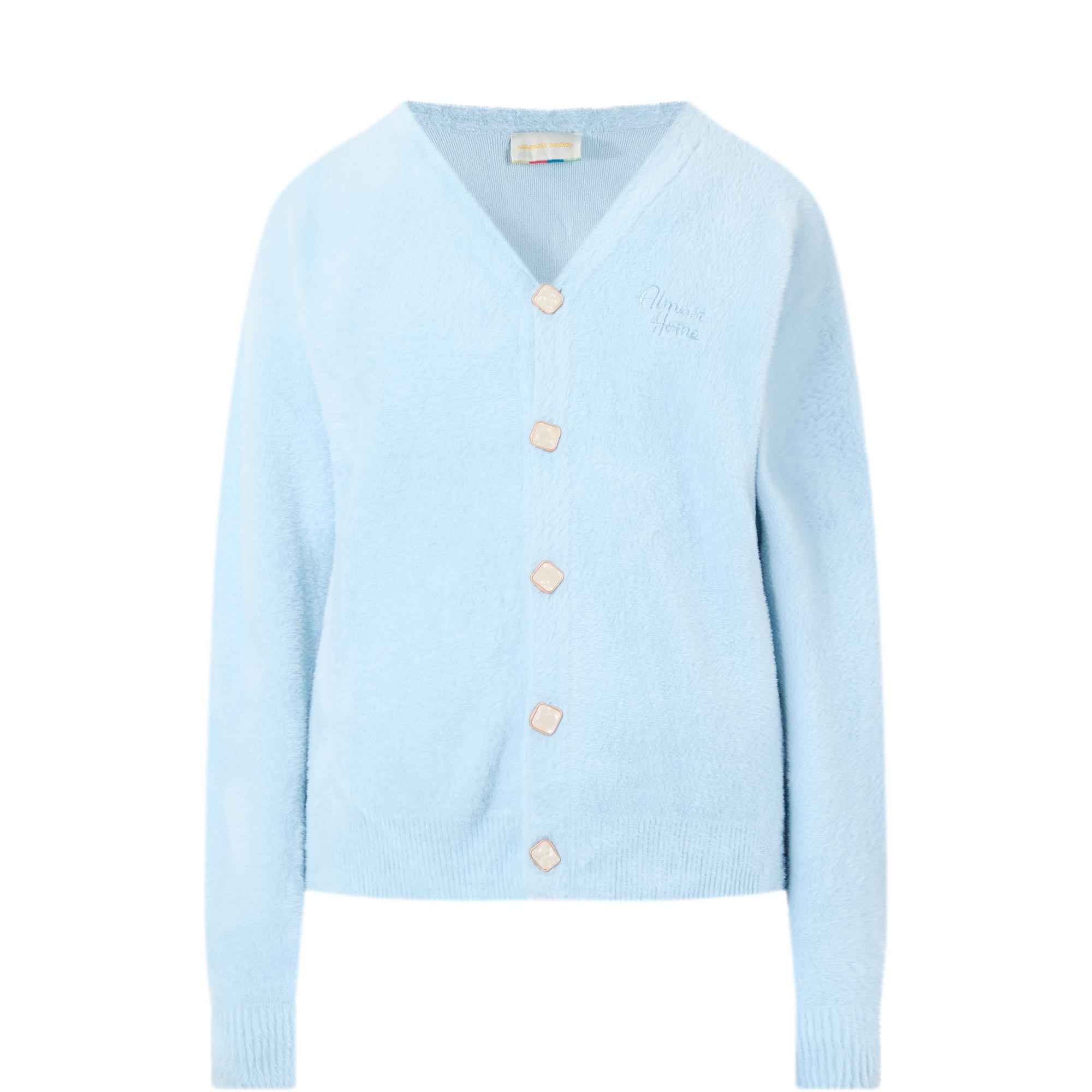 Logo Brushed Cardigan