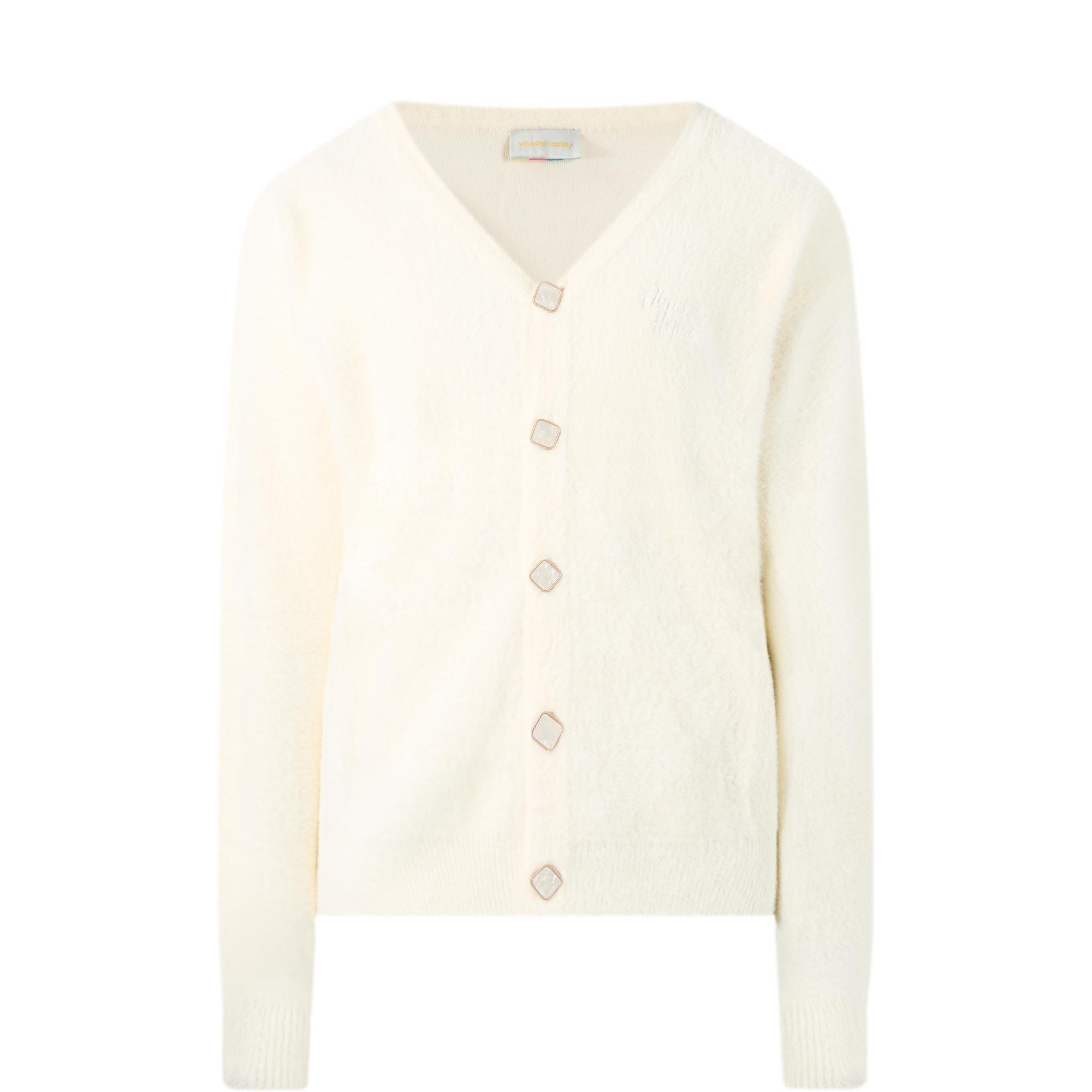 Logo Brushed Cardigan