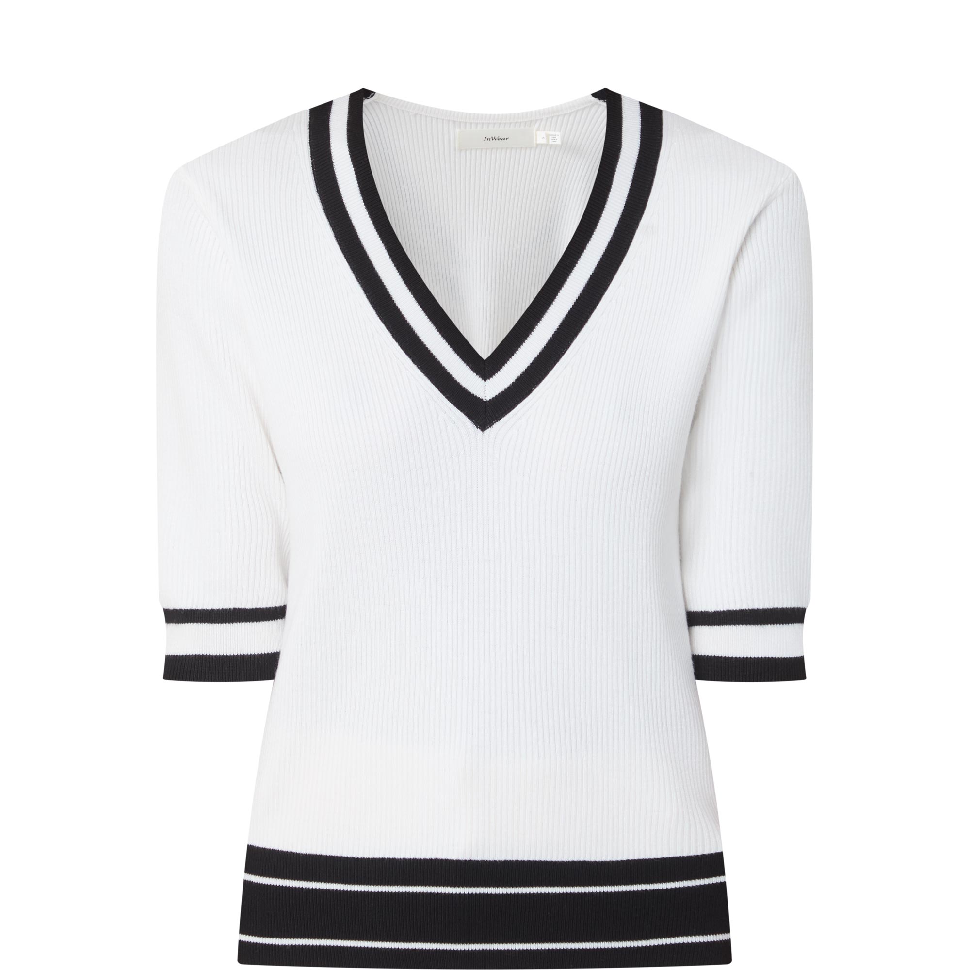 Leenah Contrast Trim Sweater