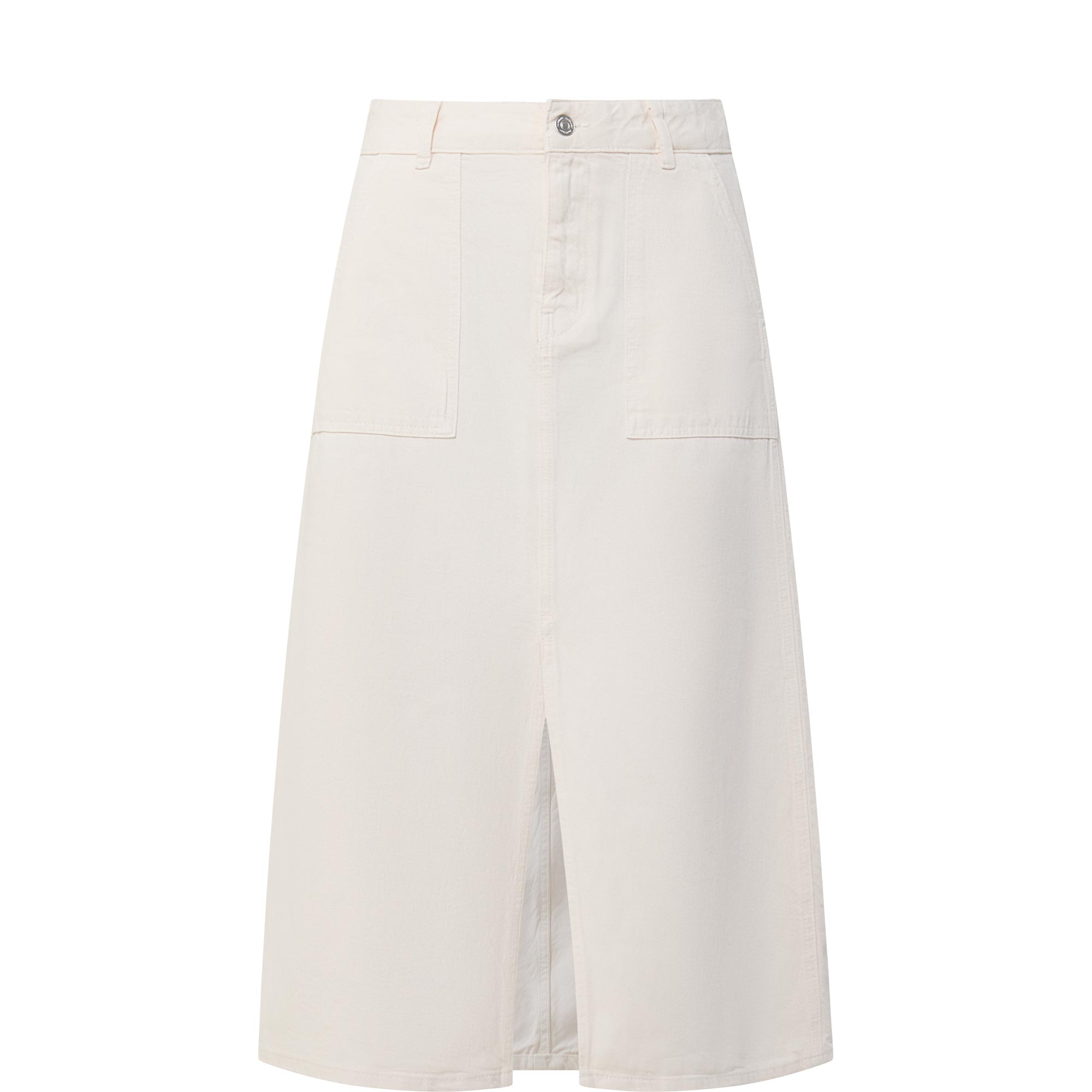 Dilys Mid-Rise Denim Skirt