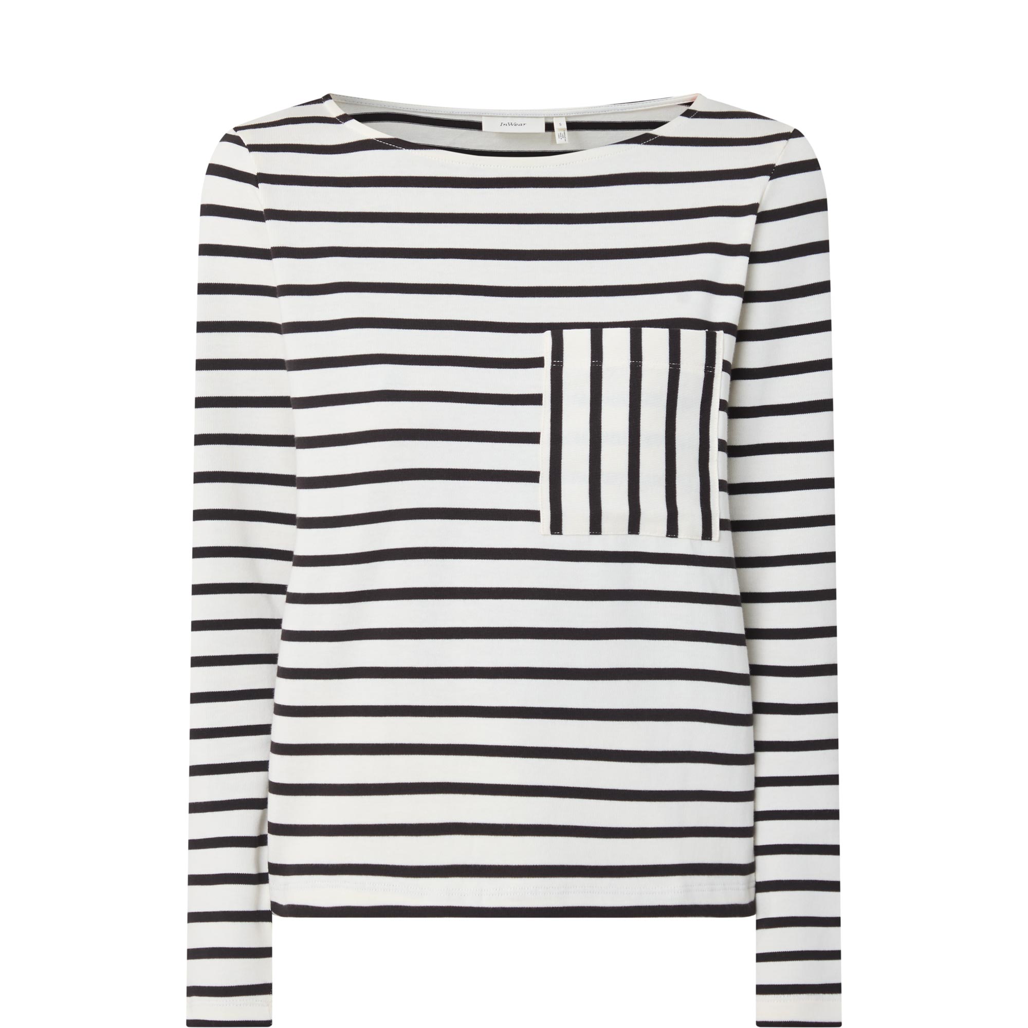 Della Patch Pocket Striped T-Shirt