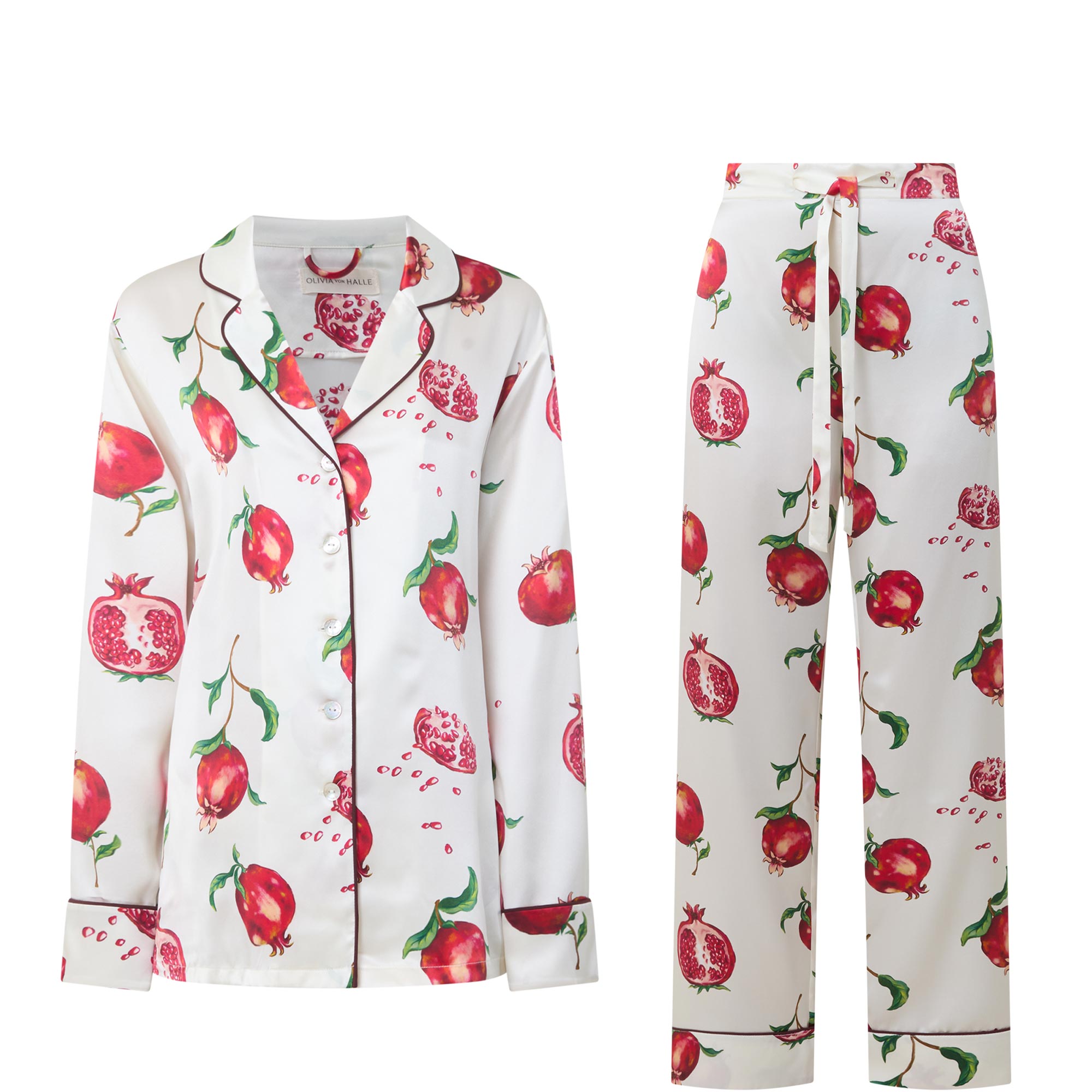Lila Allegra Pomegranate Pyjama Set