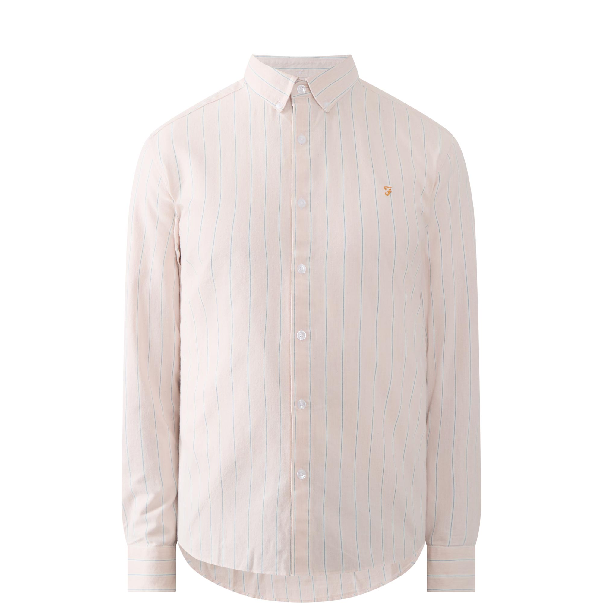 Steen Logo Striped Shirt