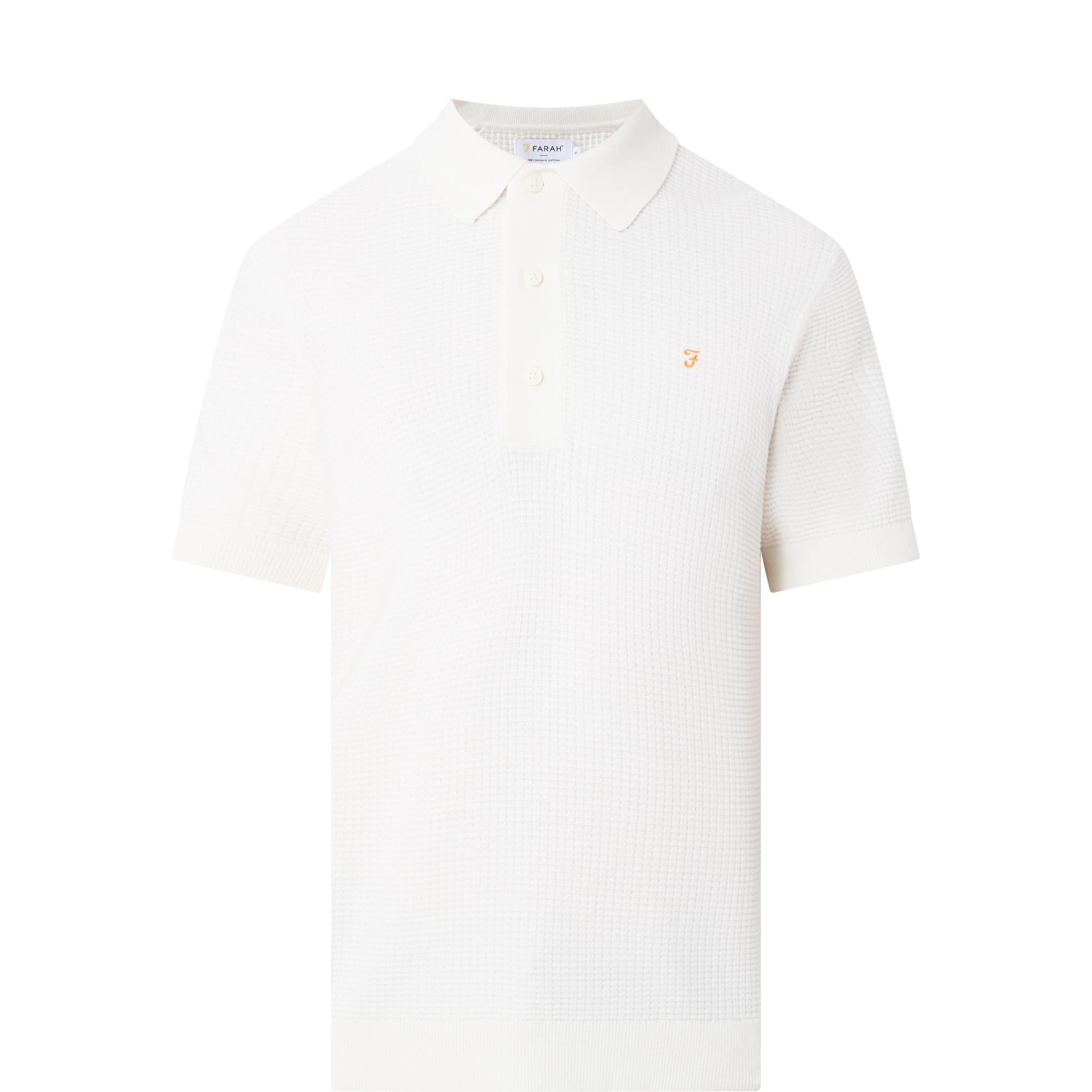 Thornley Logo Knit Polo Shirt