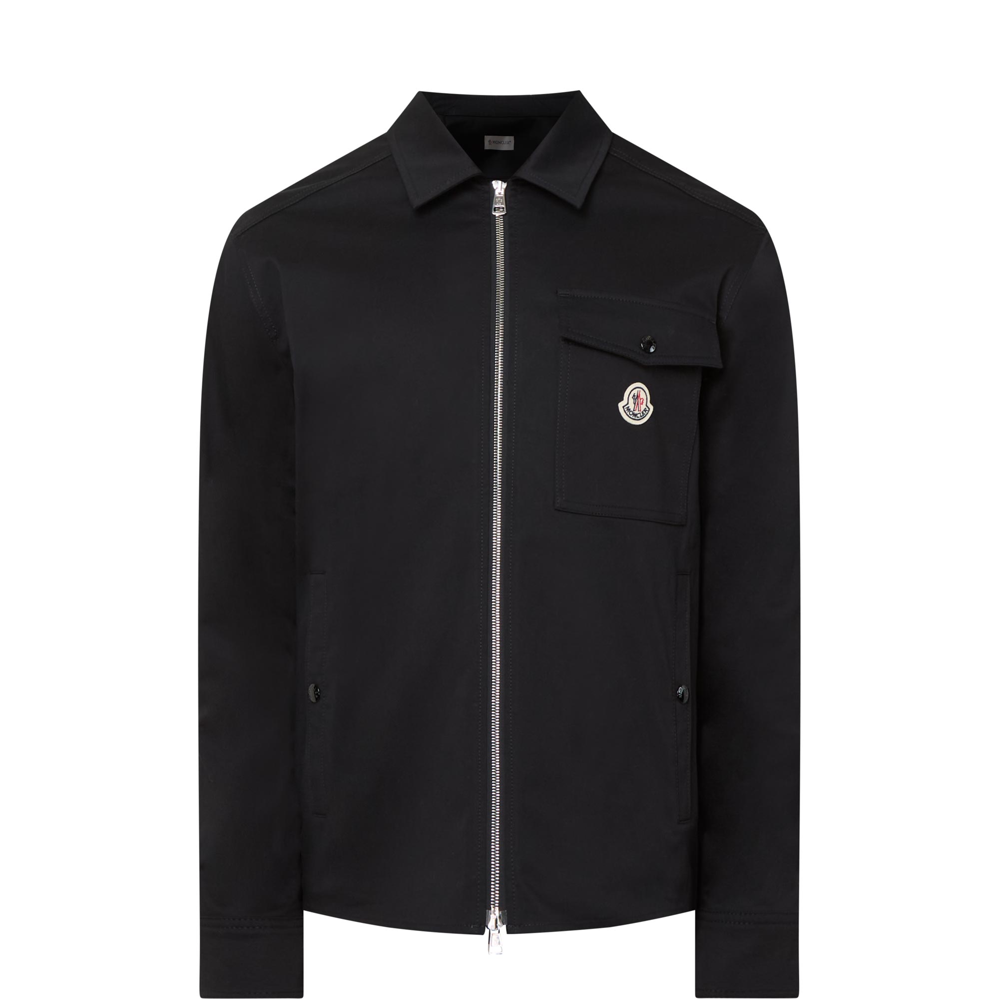 Felt Logo Zip Overshirt