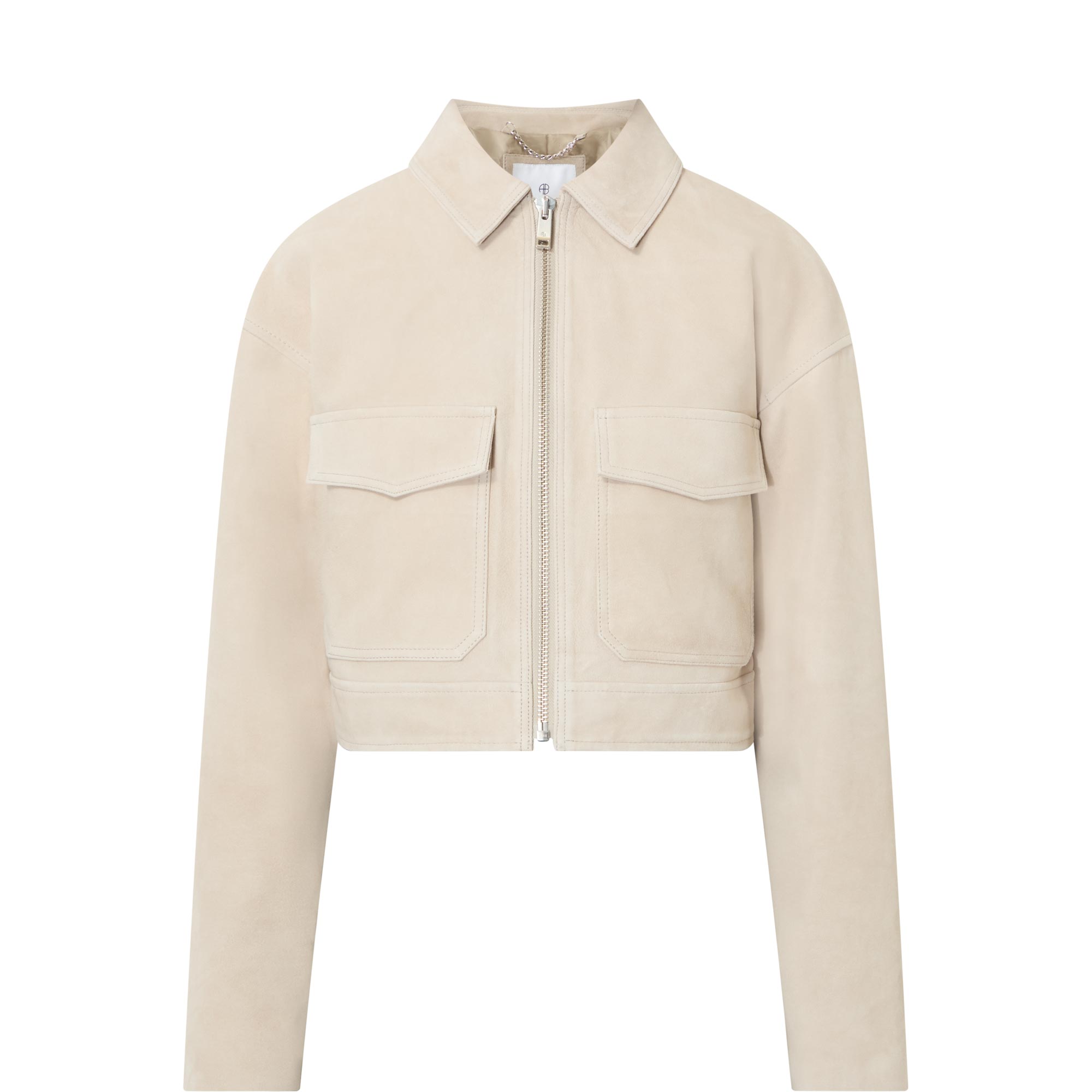 Christian Zip-Through Cropped Overshirt