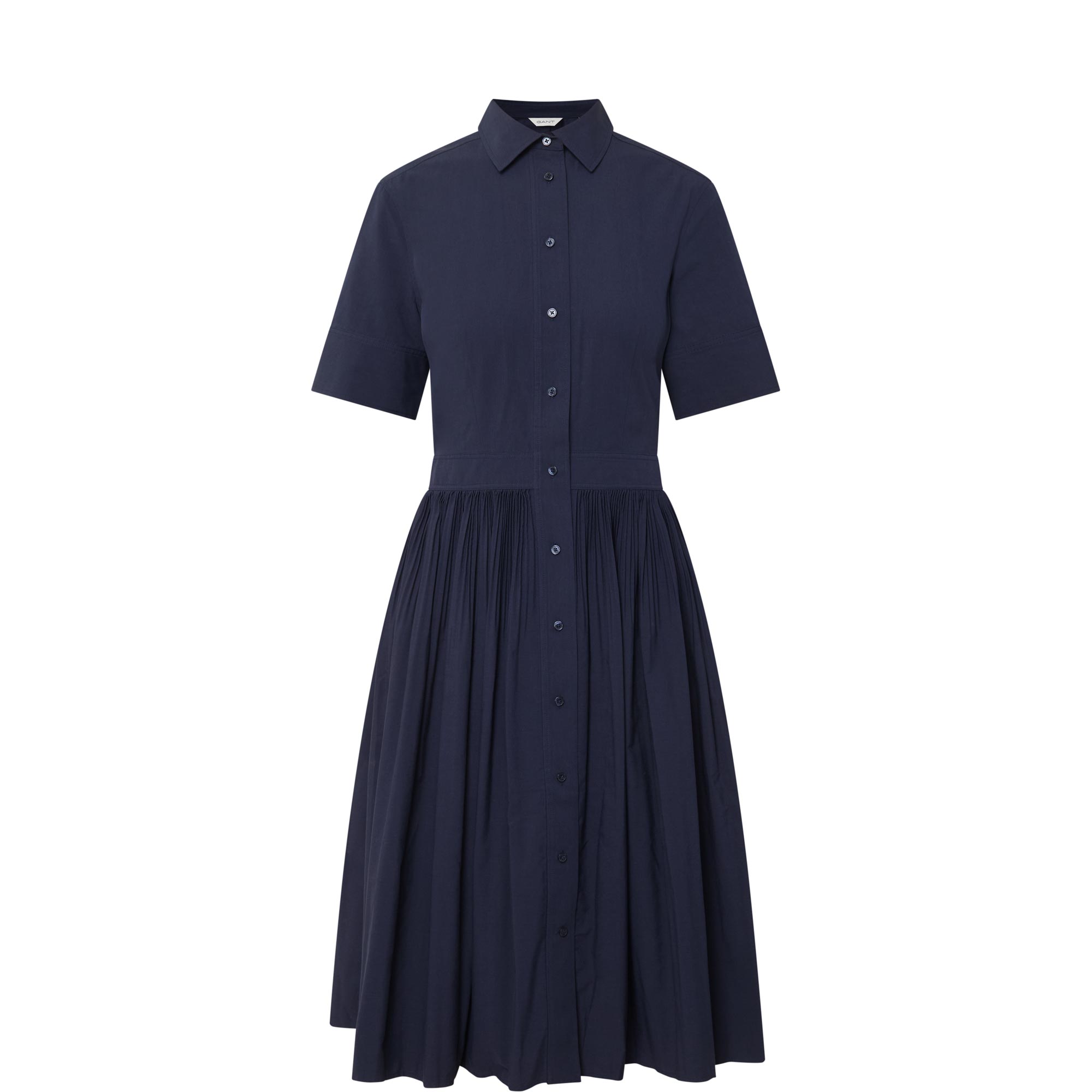 Pleated Shirt Dress
