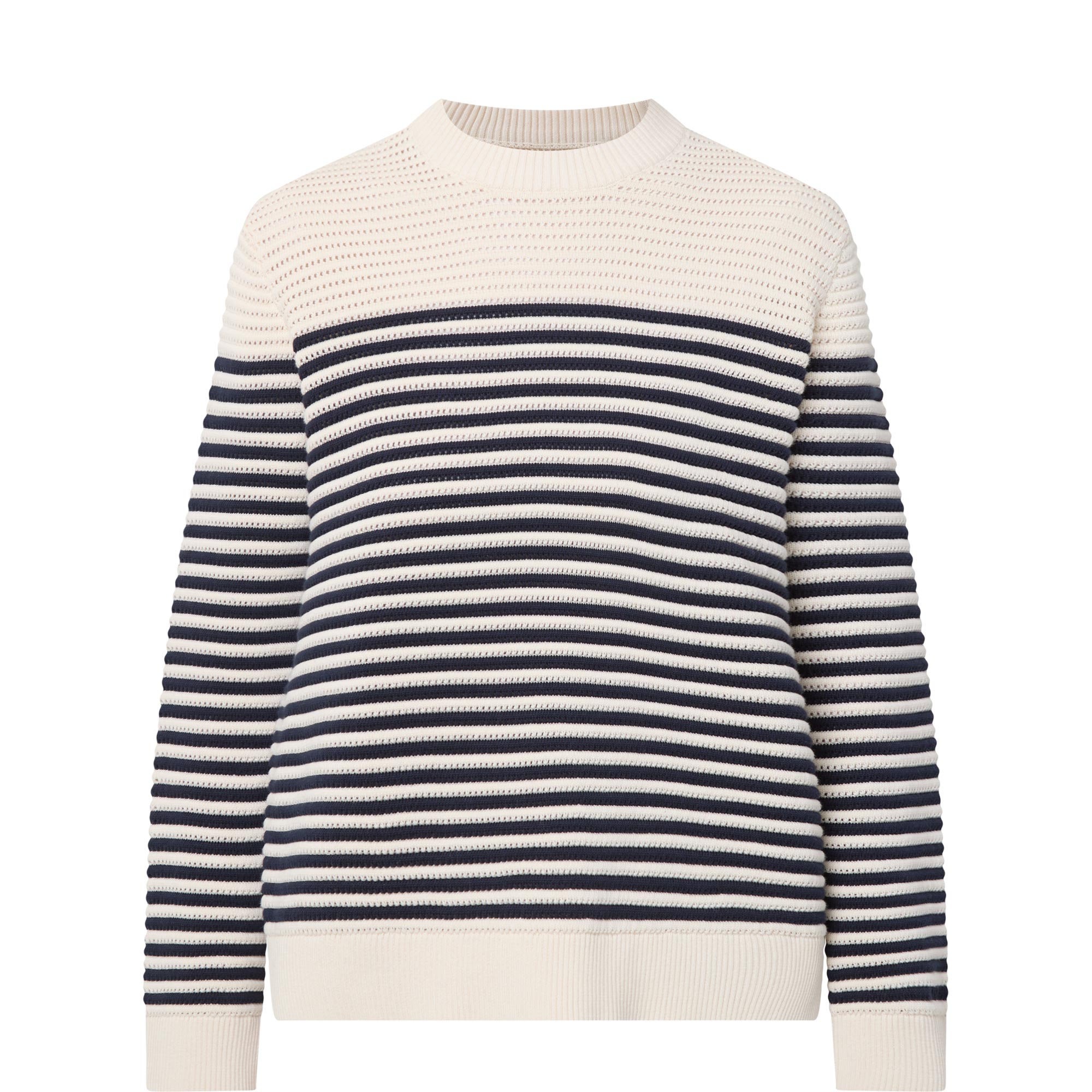 Striped Chunky Knit Sweater