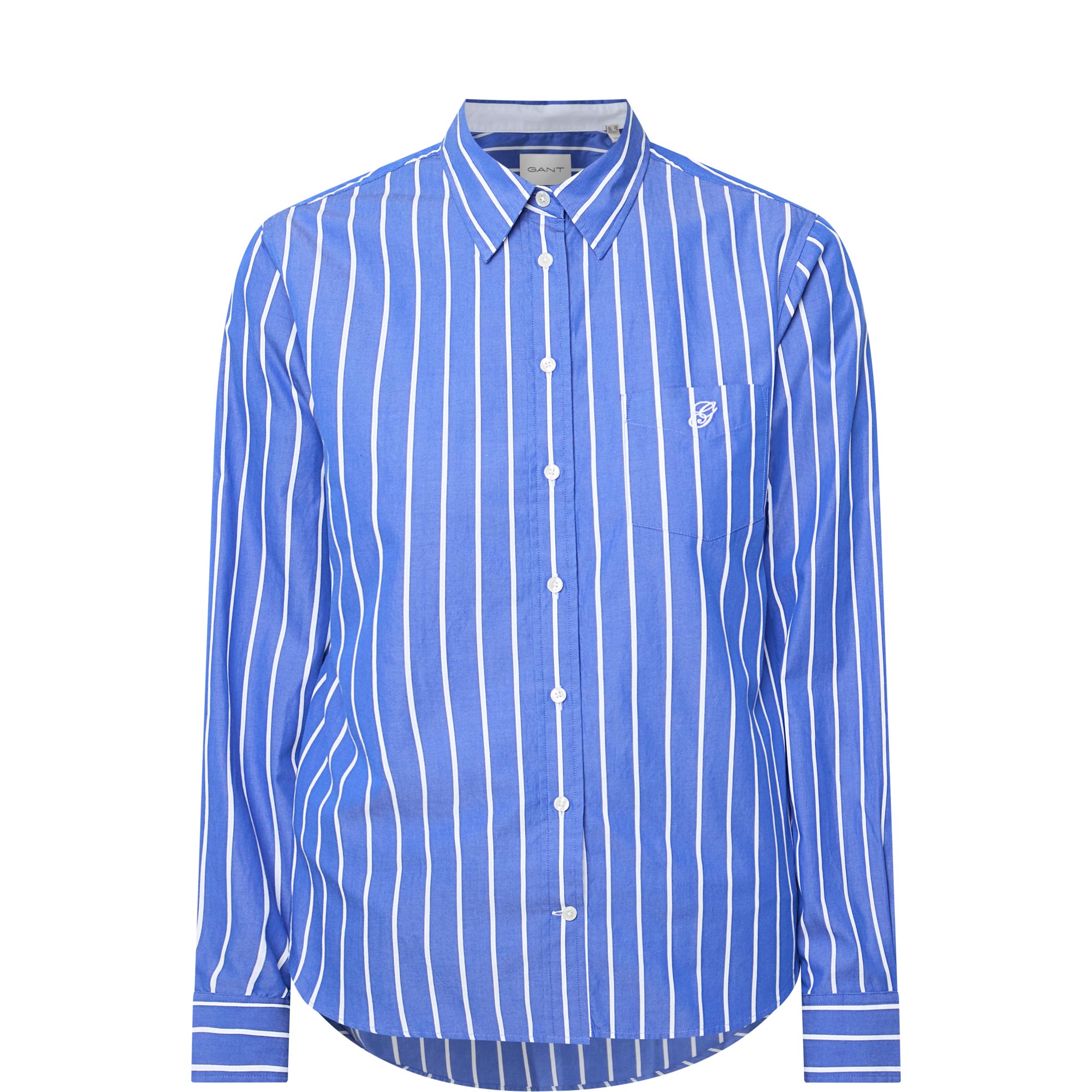 Patch Pocket Logo Striped Shirt