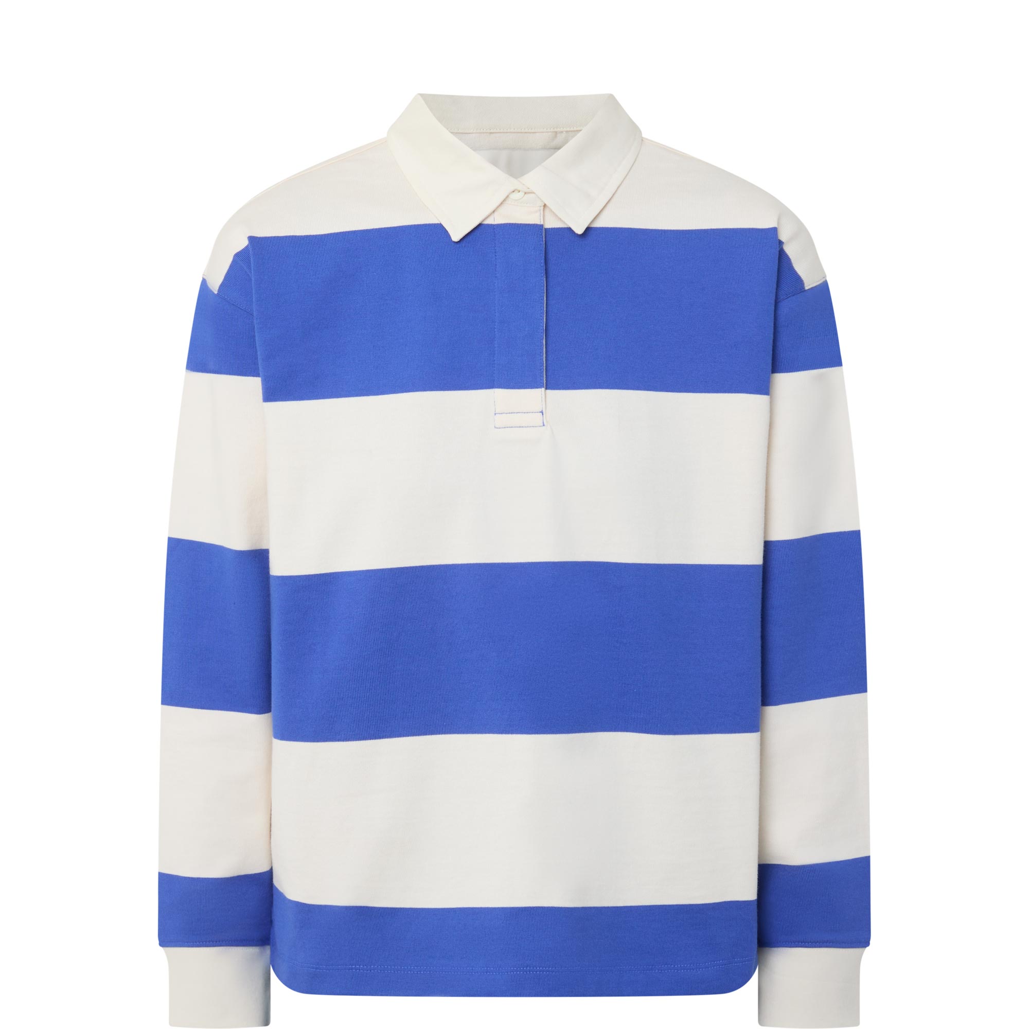 Striped Rugby Polo Shirt