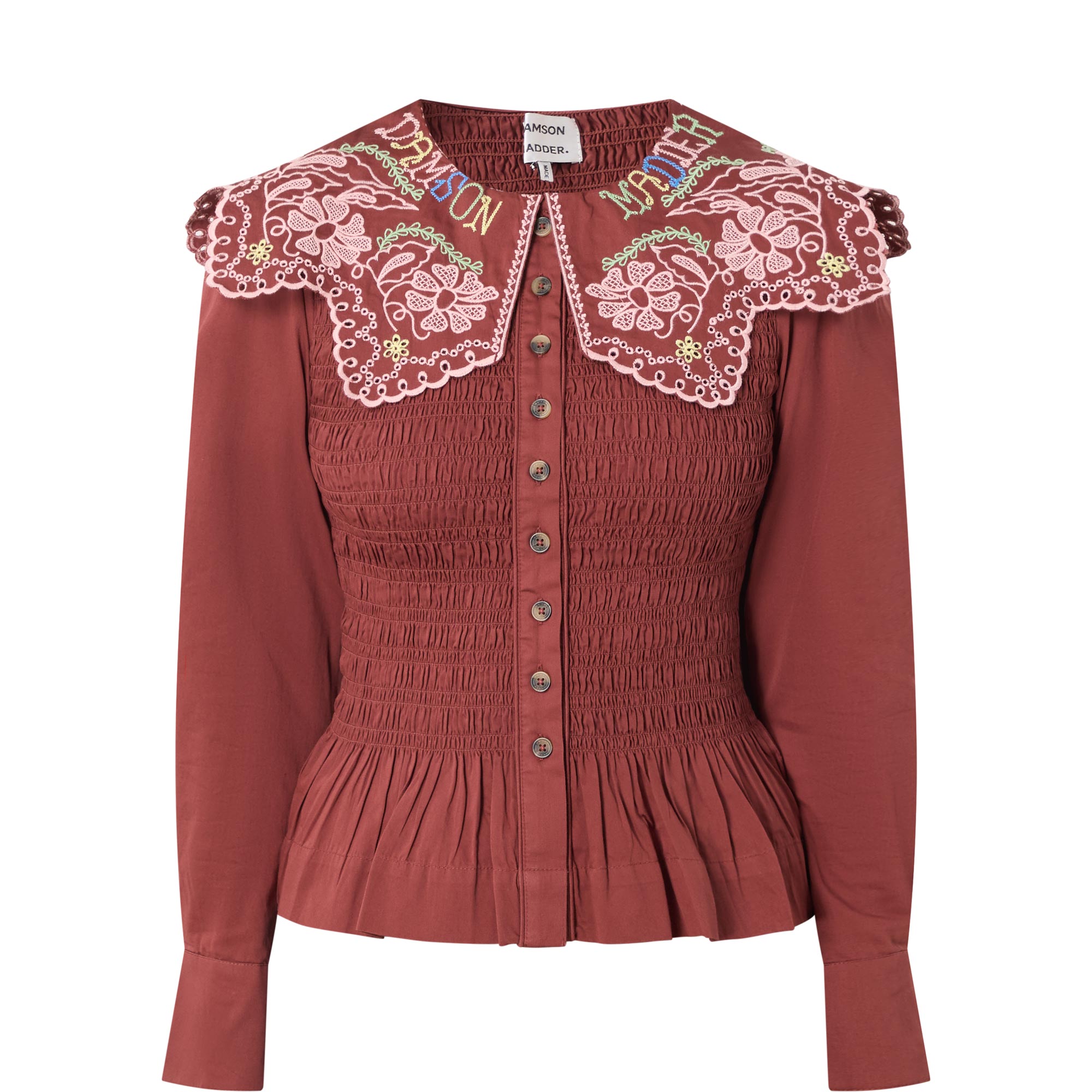 Fern Embroidered Blouse