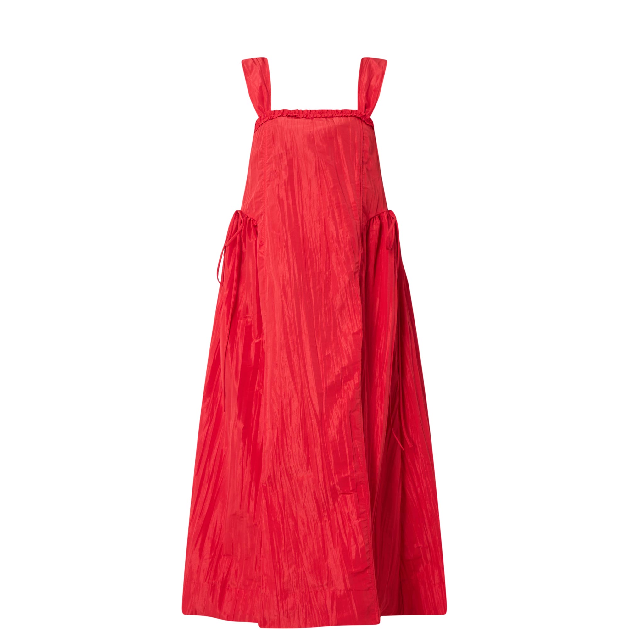 Elina Drawstring Flared Dress