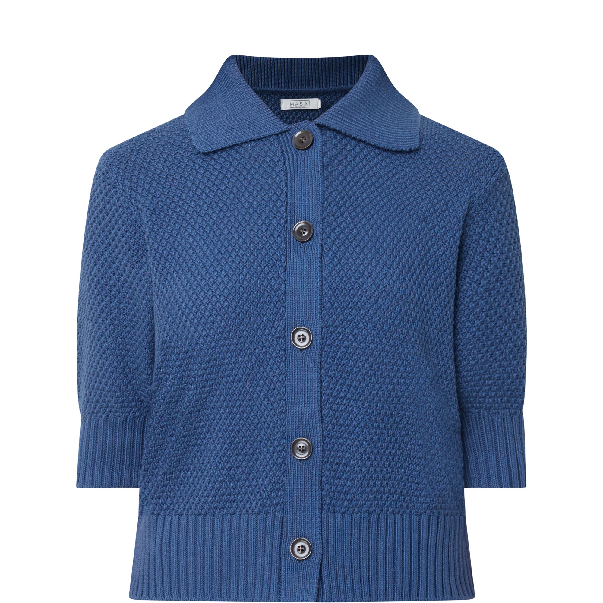 Liva Knitted Polo Cardigan