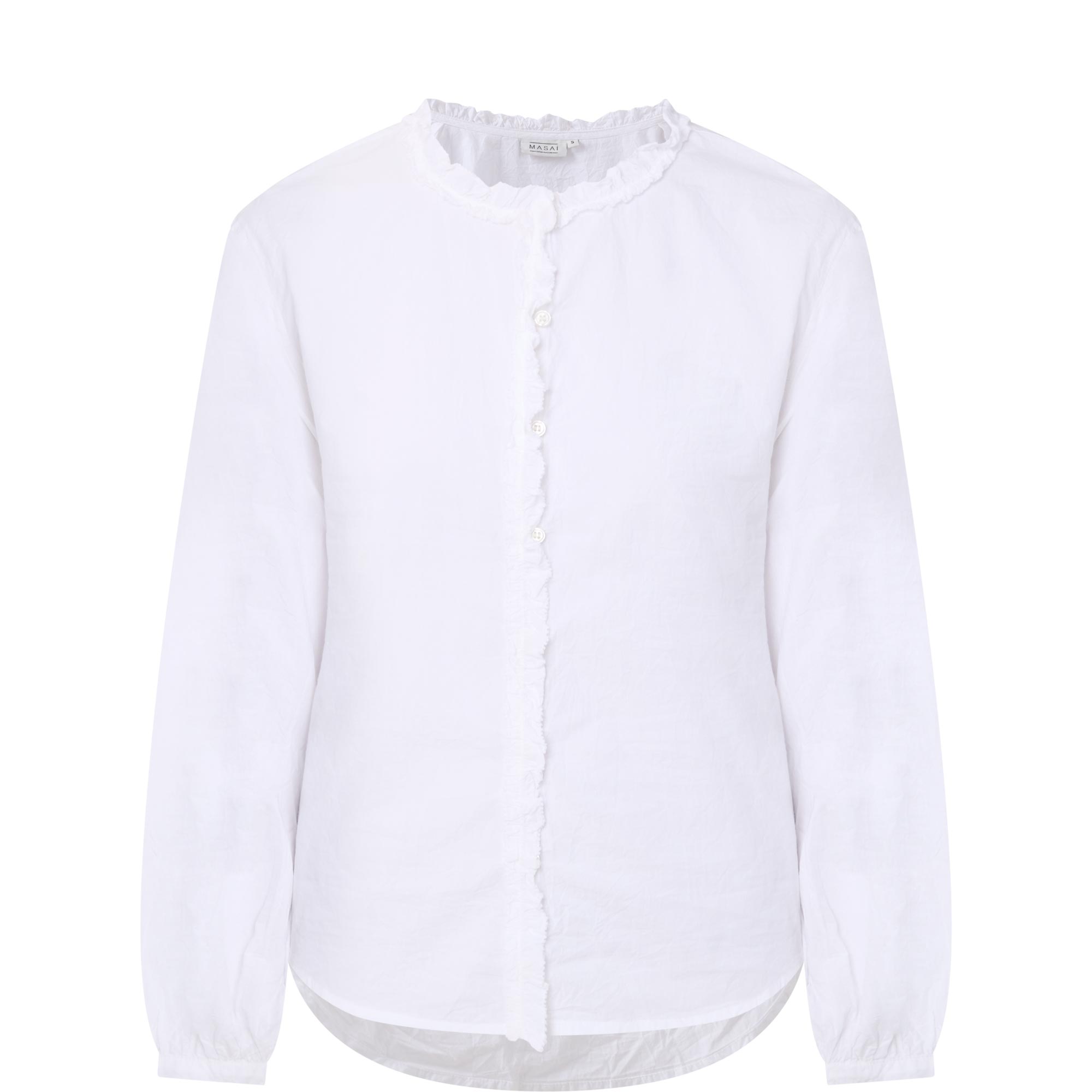 Isendre Ruffle Trim Shirt