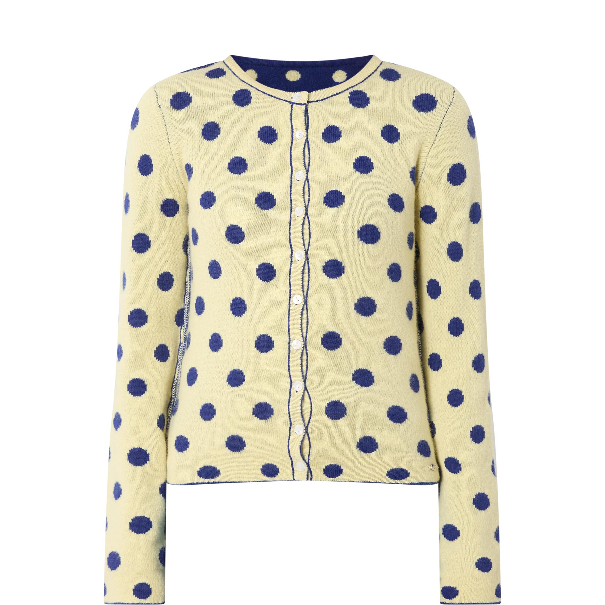 Tabitha Reversible Polka Dot Cardigan