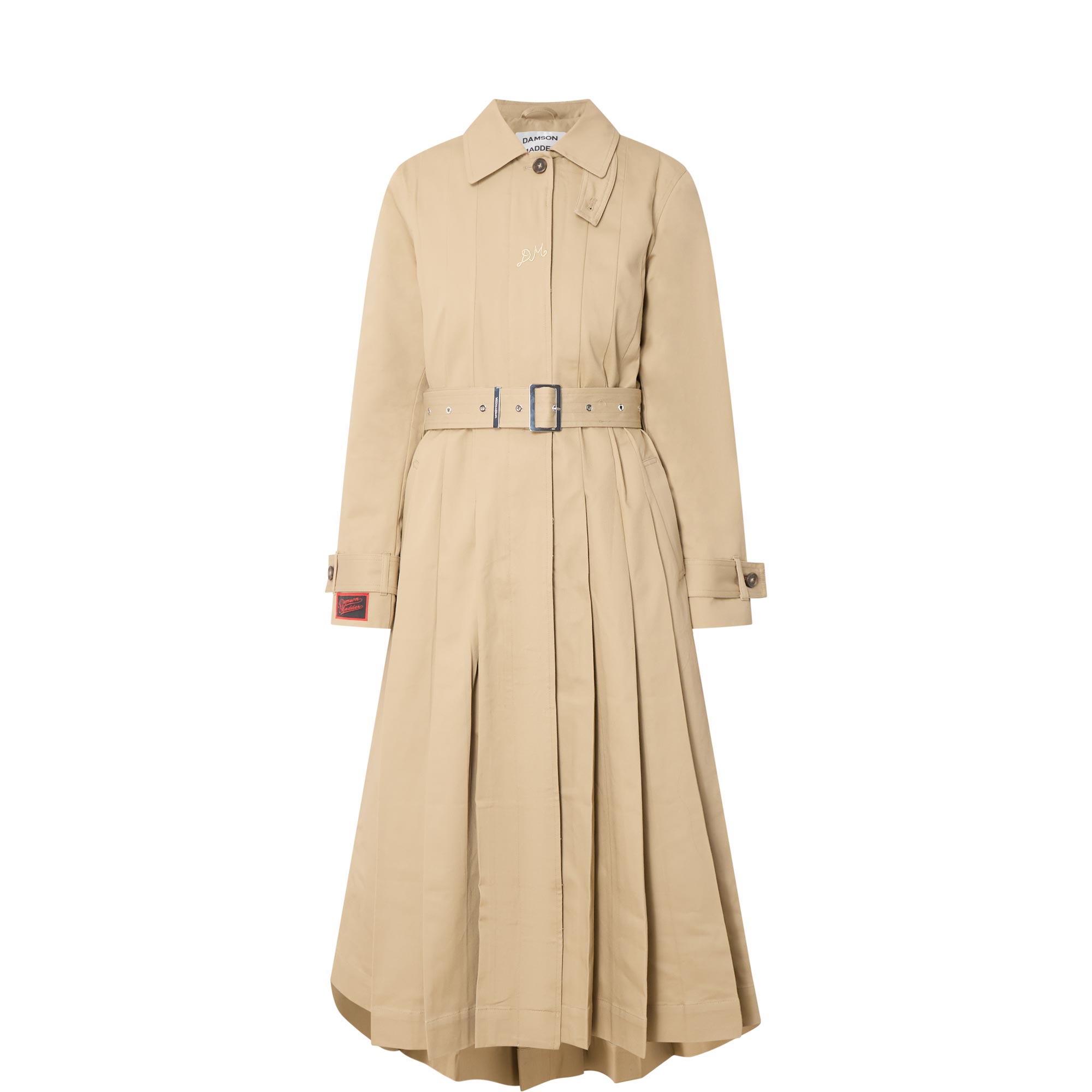 Sofia Pleated Trench Coat