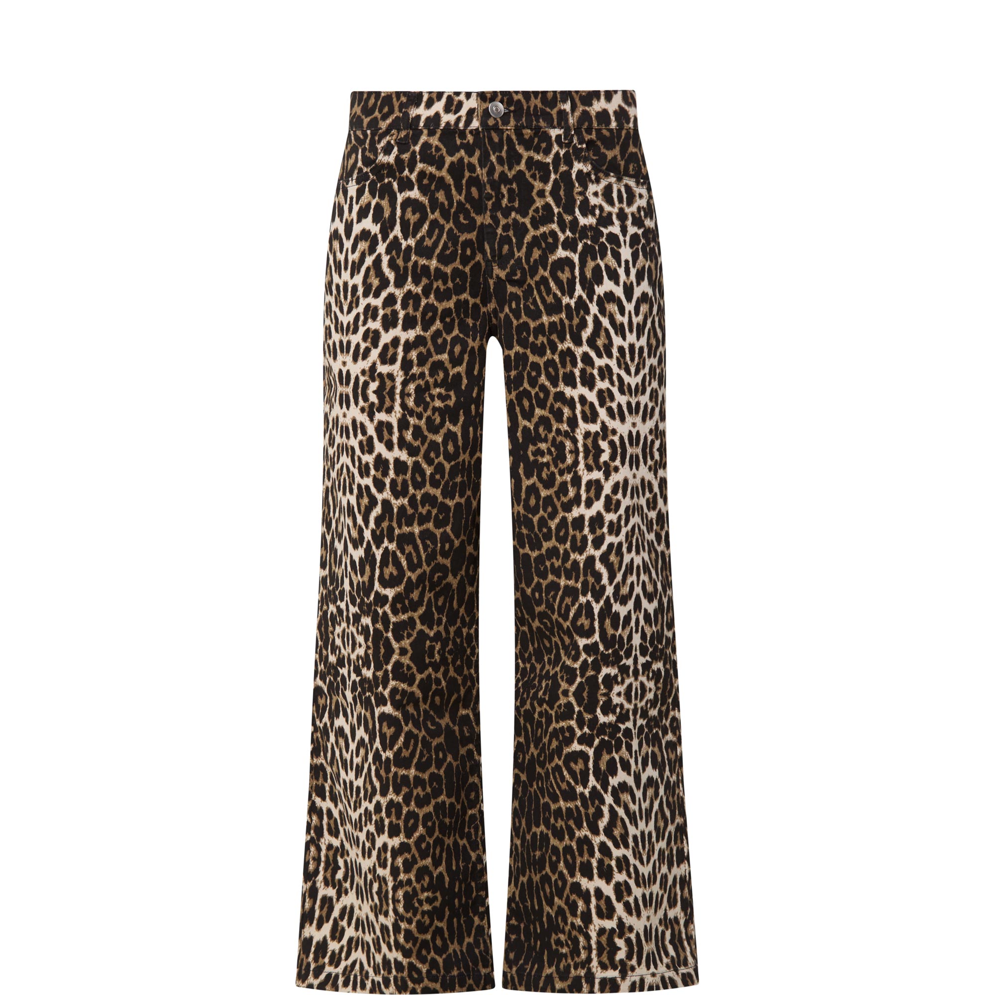 Passang Leopard Wide Leg Jeans