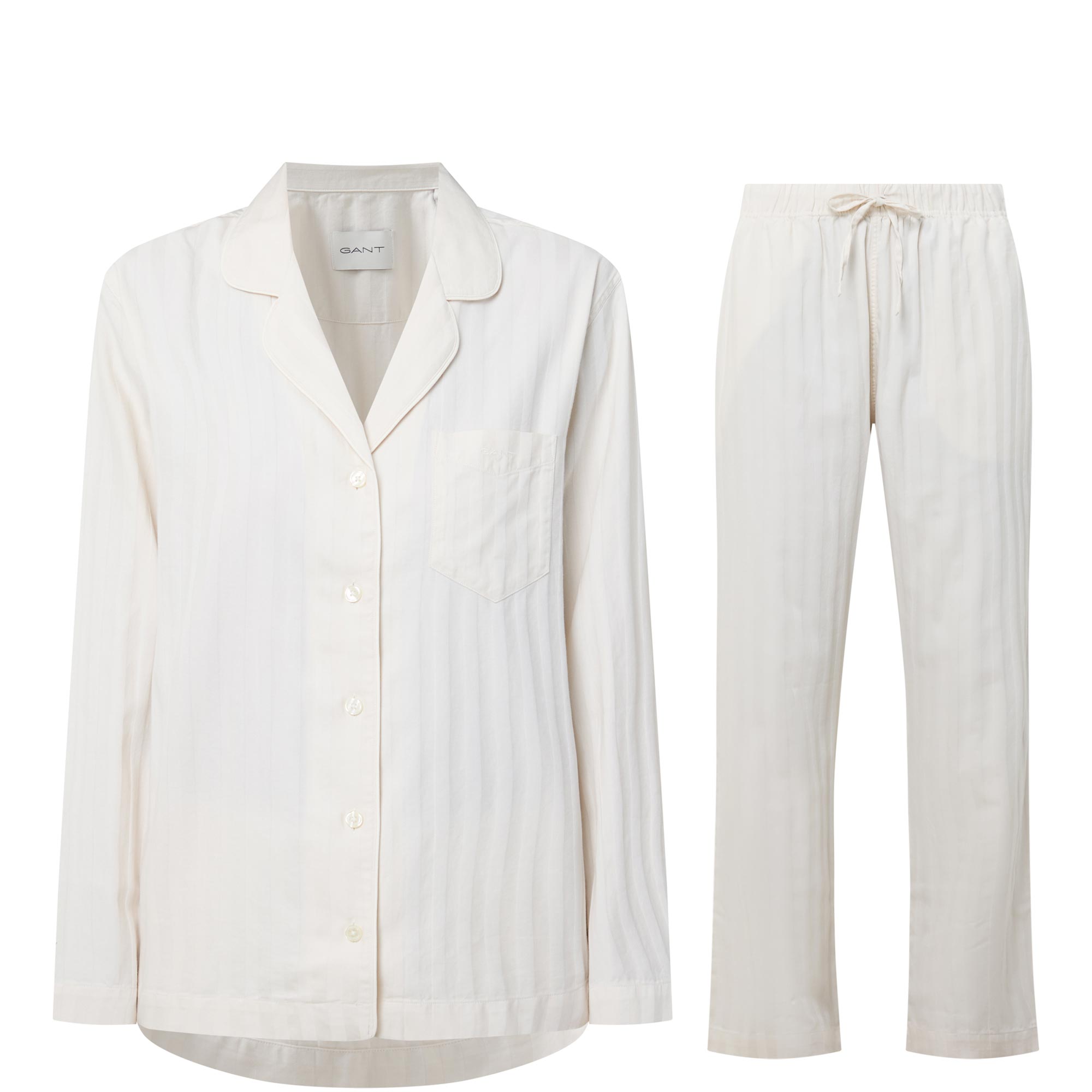 Tonal Striped Pyjama Set