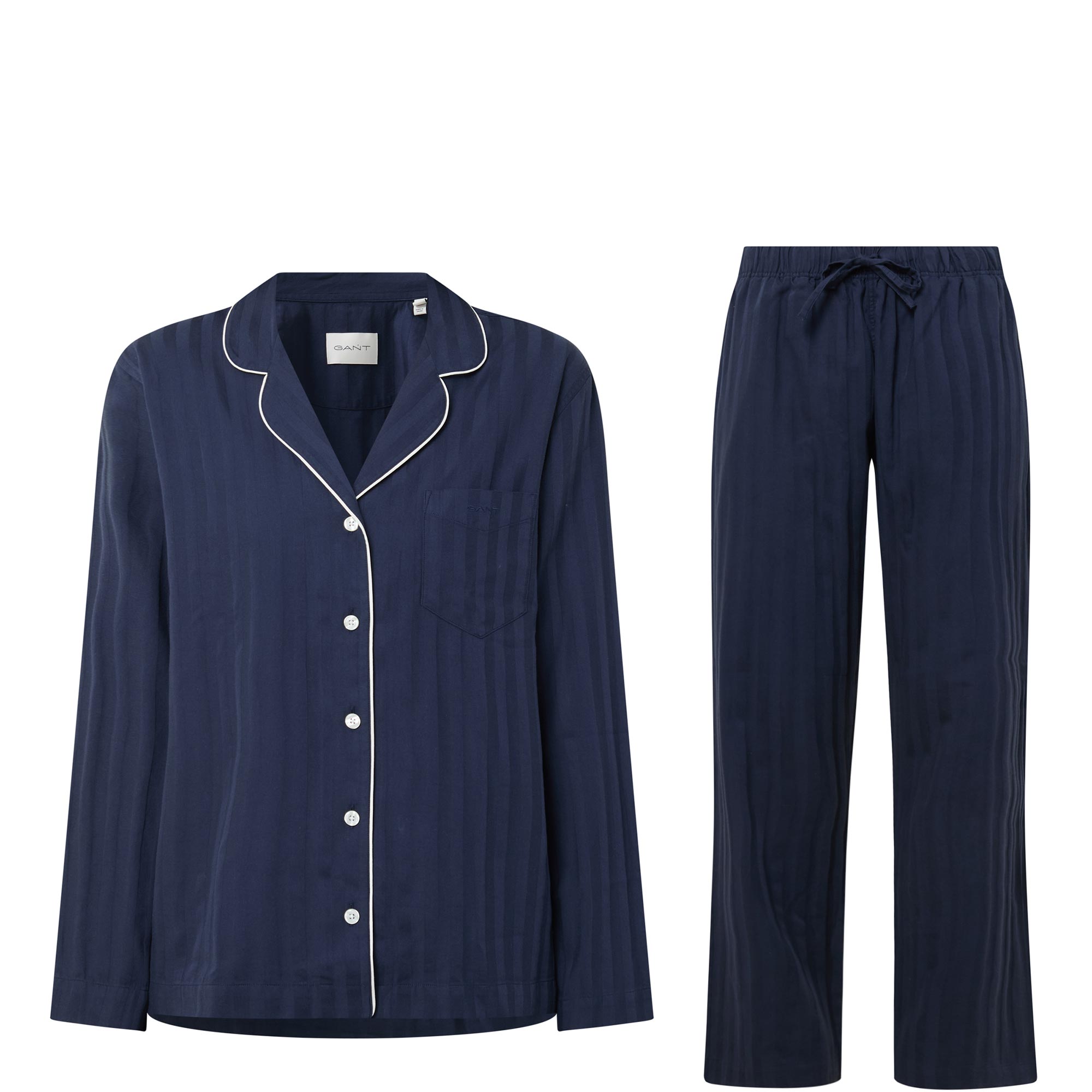 Tonal Striped Pyjama Set