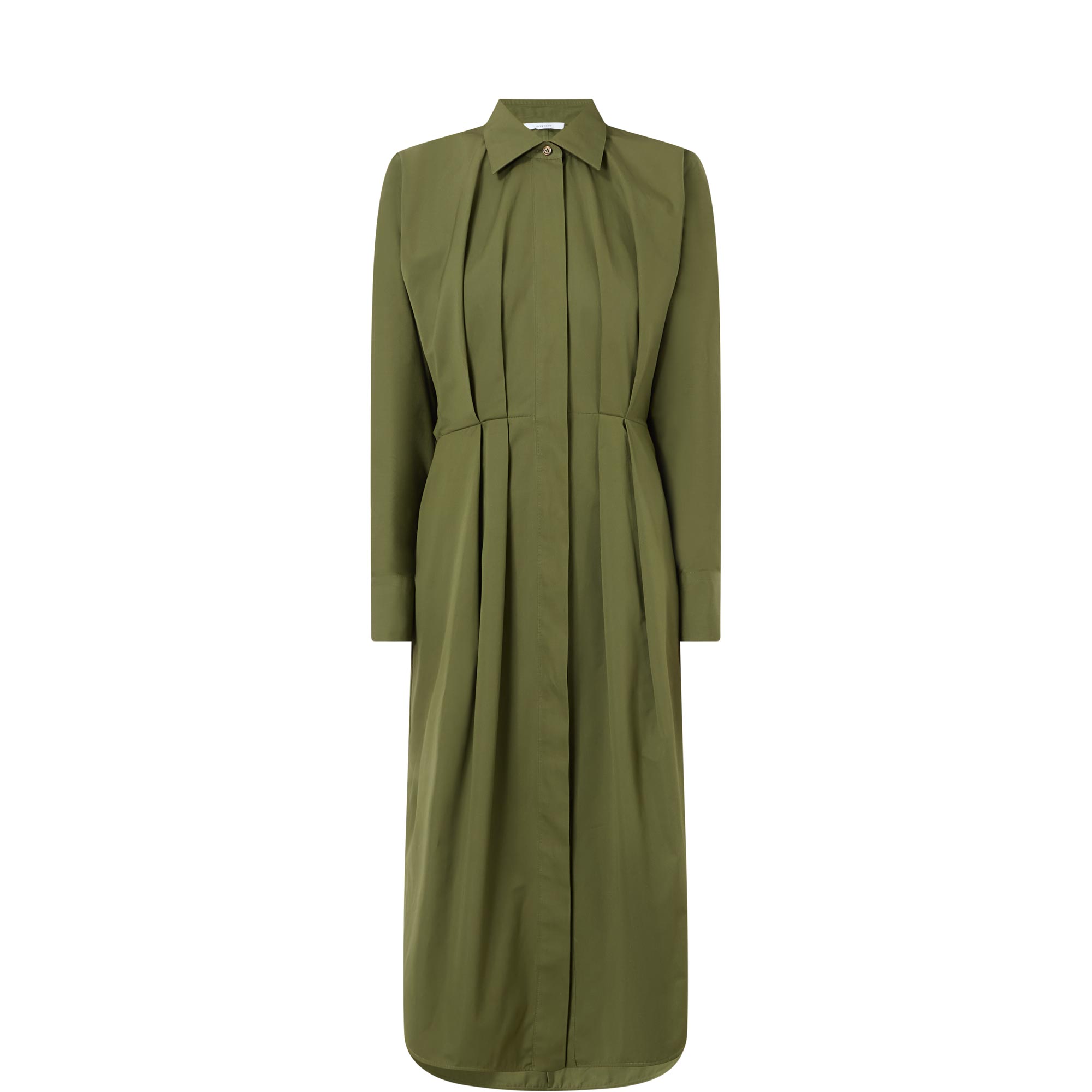 Pleated Shirt Dress