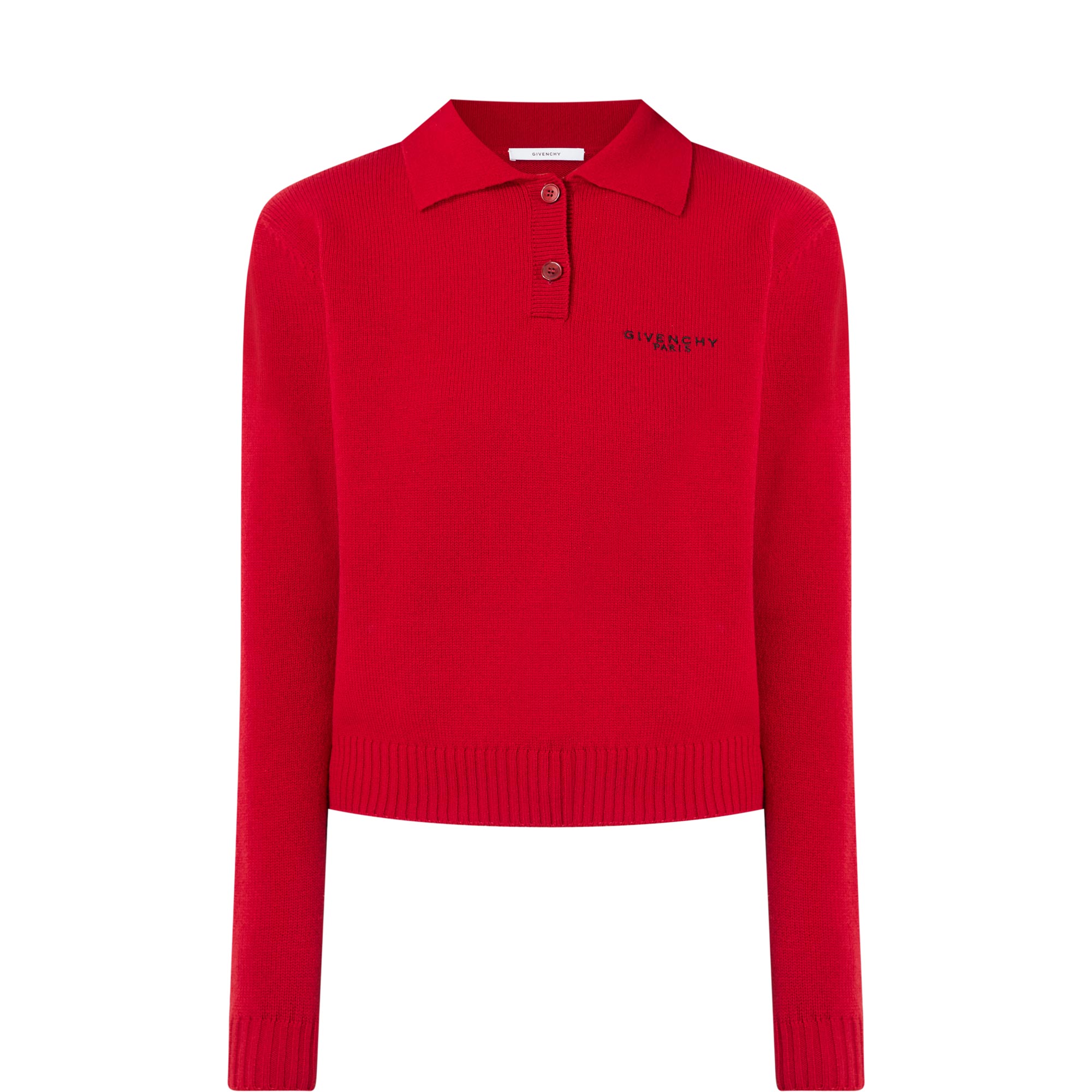 Logo Knit Polo Shirt