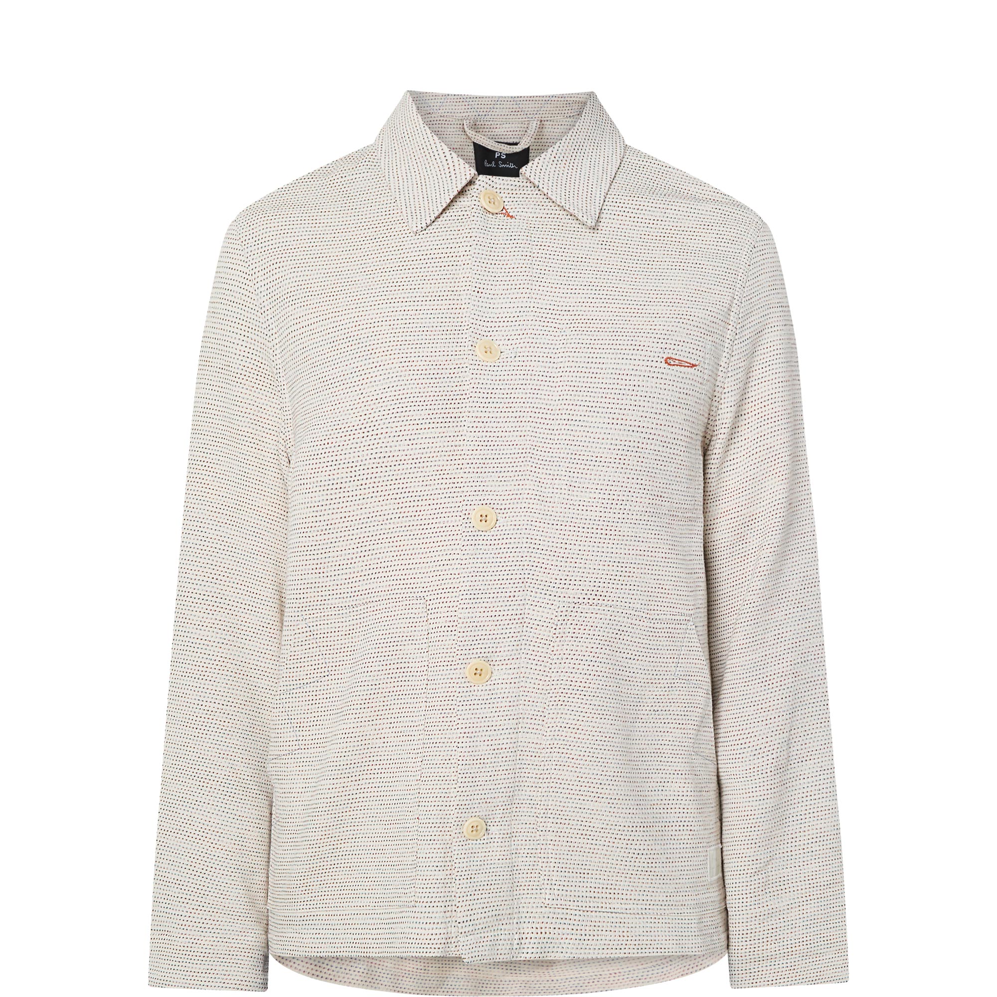 Logo Multi Textured Overshirt