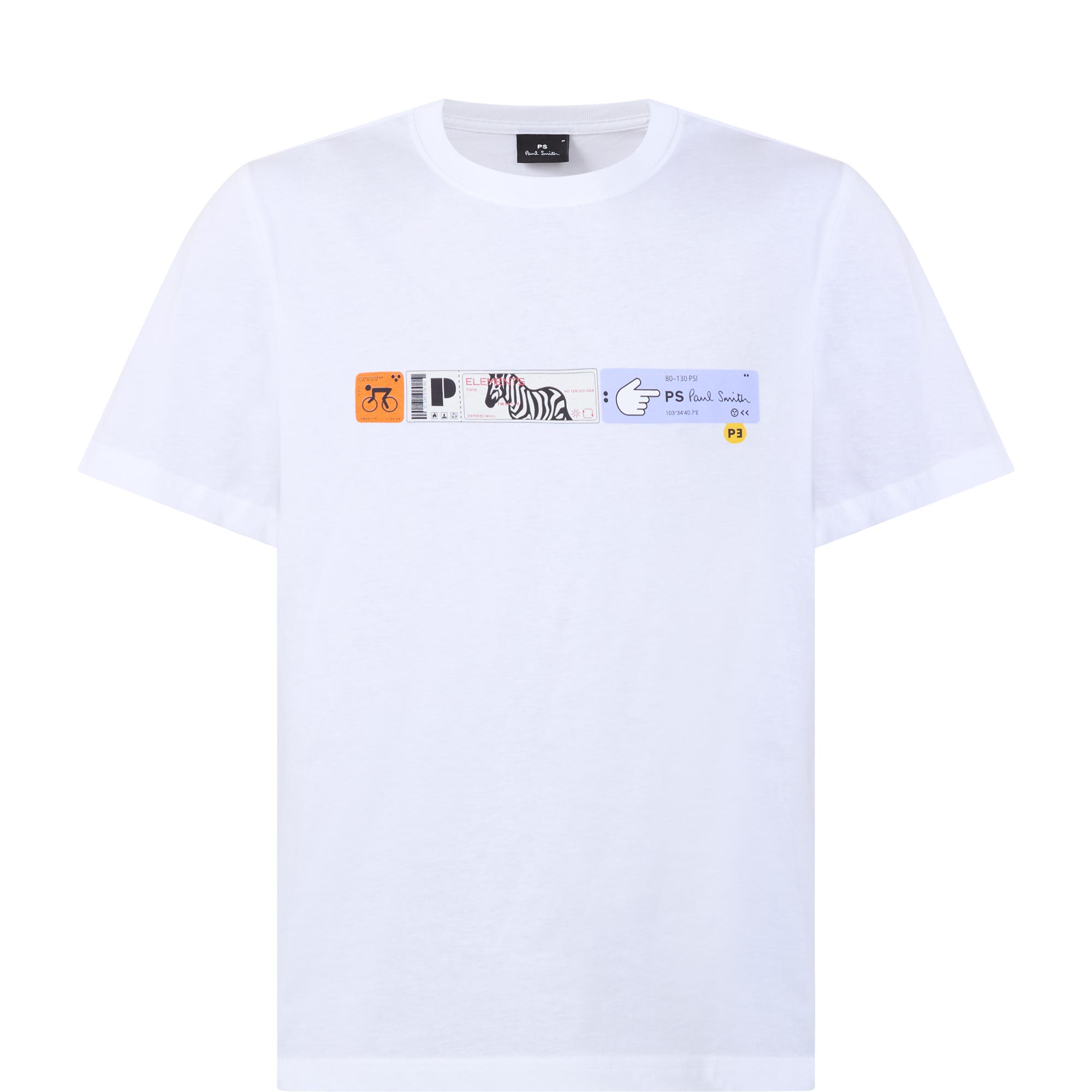 Stripe Graphic Logo T-Shirt