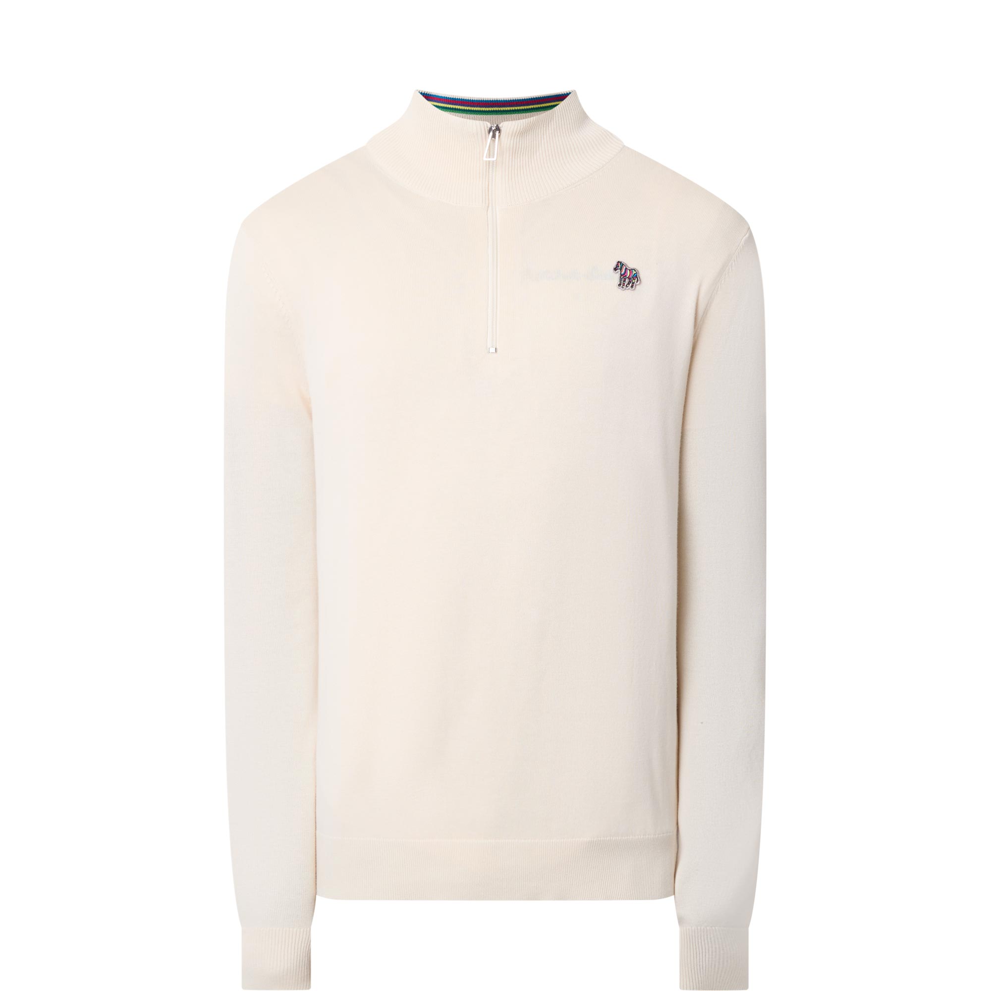 Zebra Half-Zip Sweater